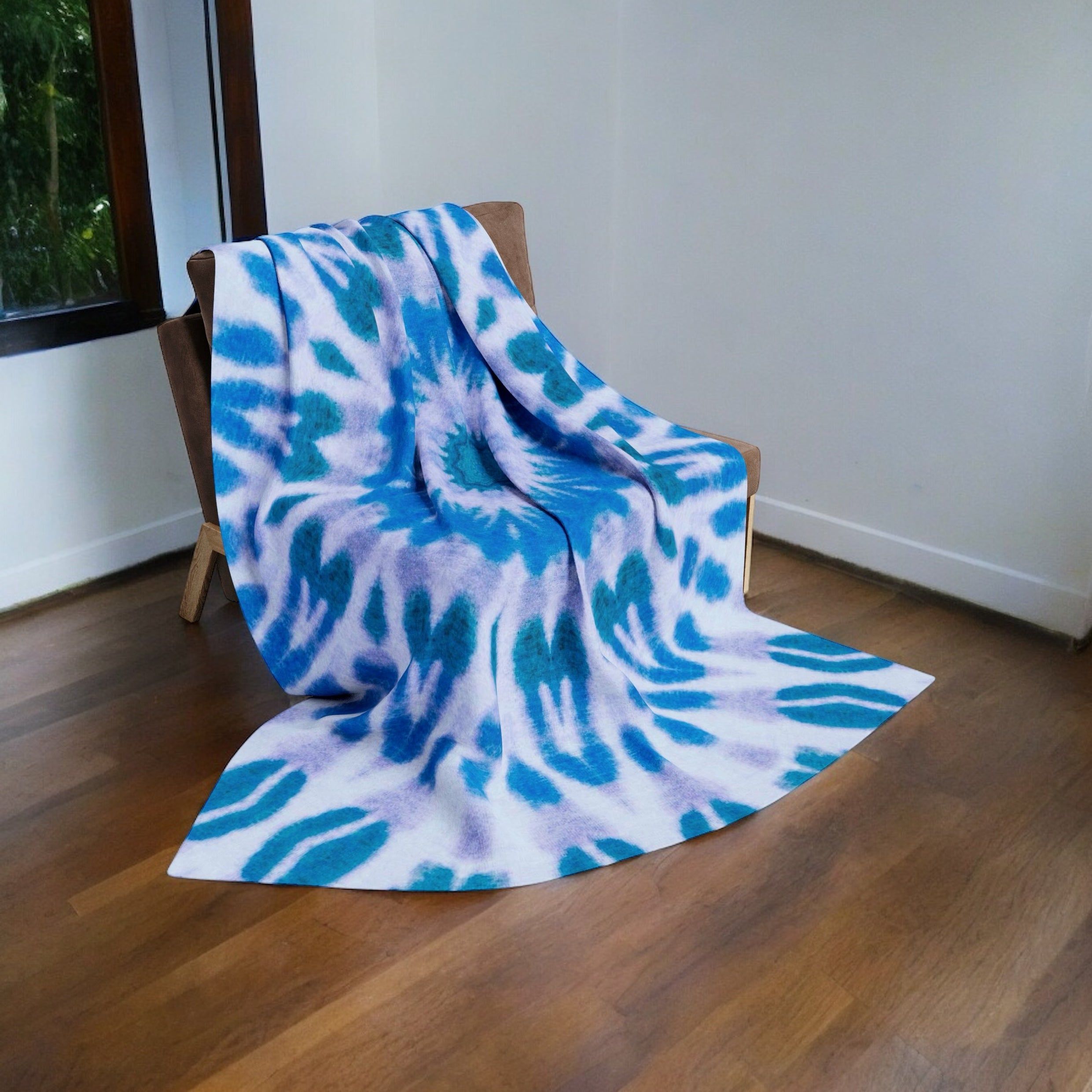 “E-VEIL I” Cymatic Arctic Fleece Blanket