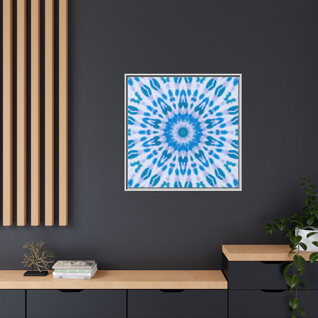 "E-VEIL I" Cymatic Framed Matte Canvas