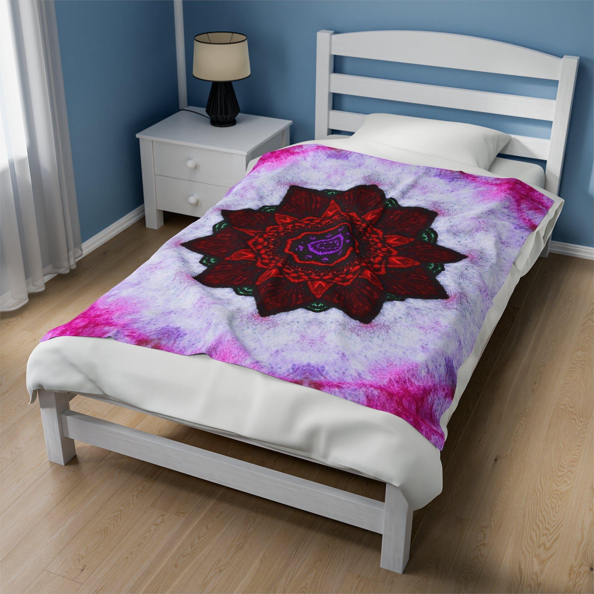 “VESI” Cymatic Velveteen Blanket