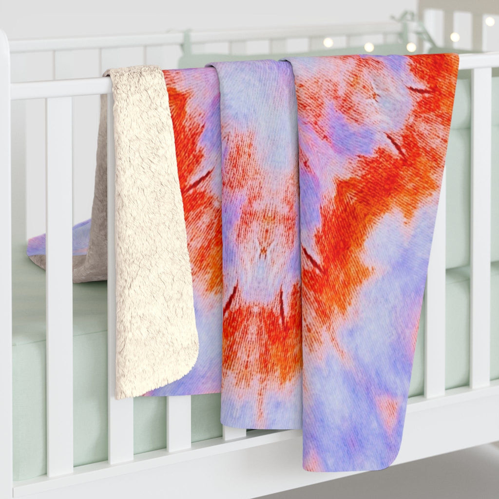 "NEBU" Cymatic Sherpa Fleece Blanket