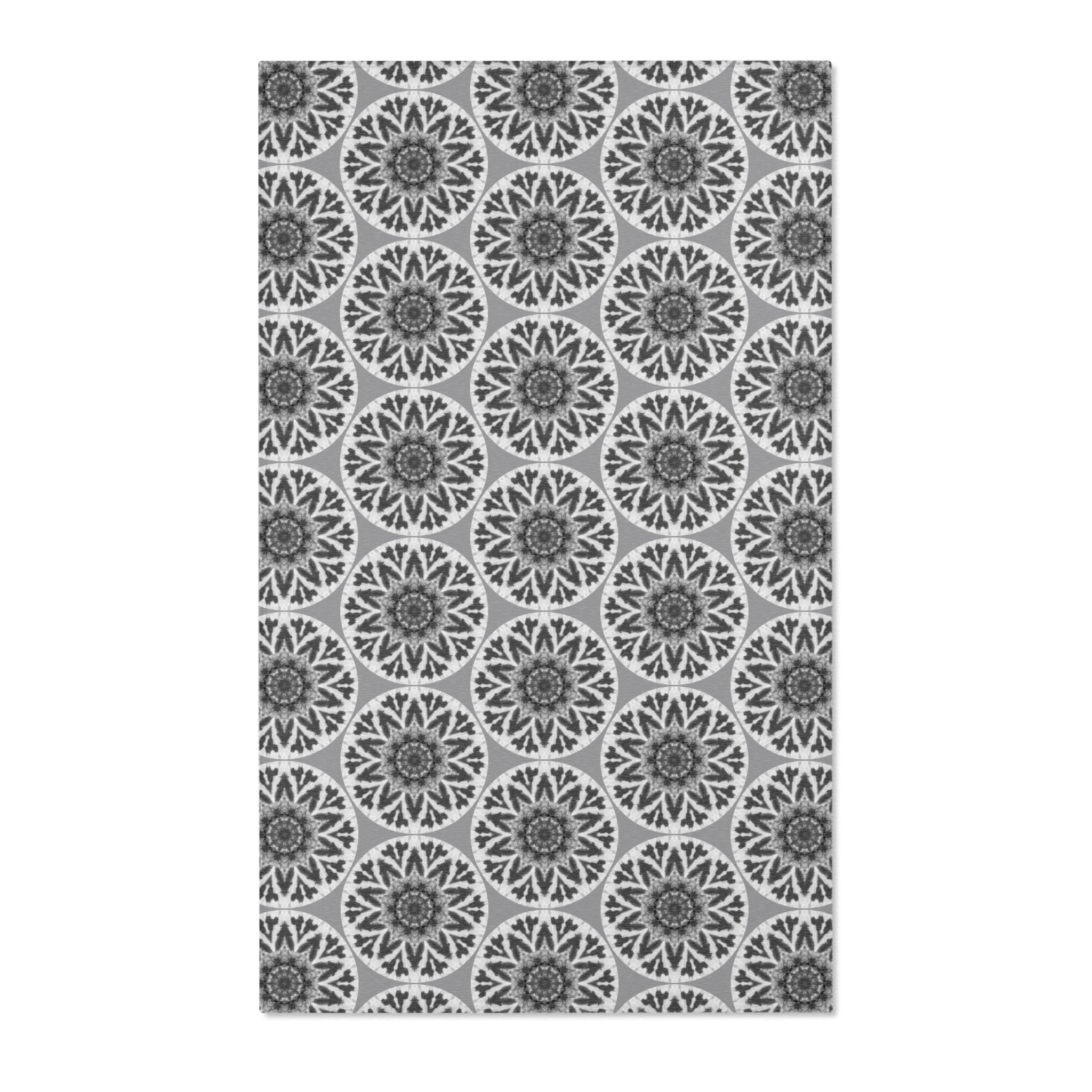 “GETA” Cymatic Area Rug (Grey) - Modern Home Decor