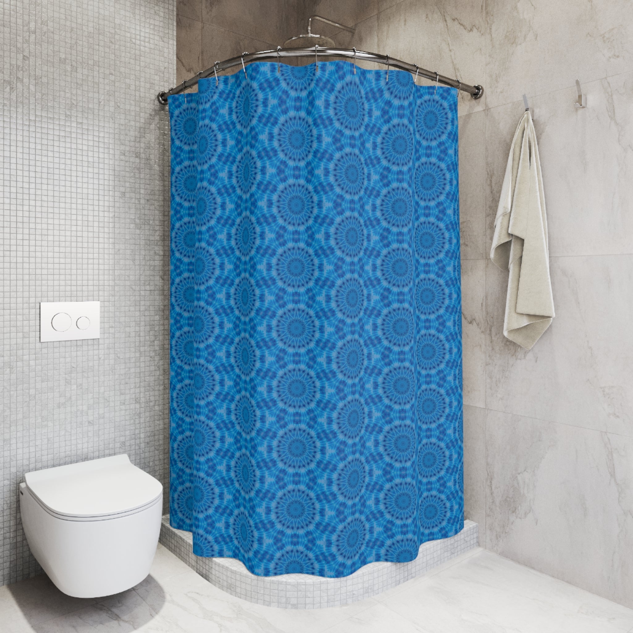 "AVIAN" Cymatic Print Shower Curtains