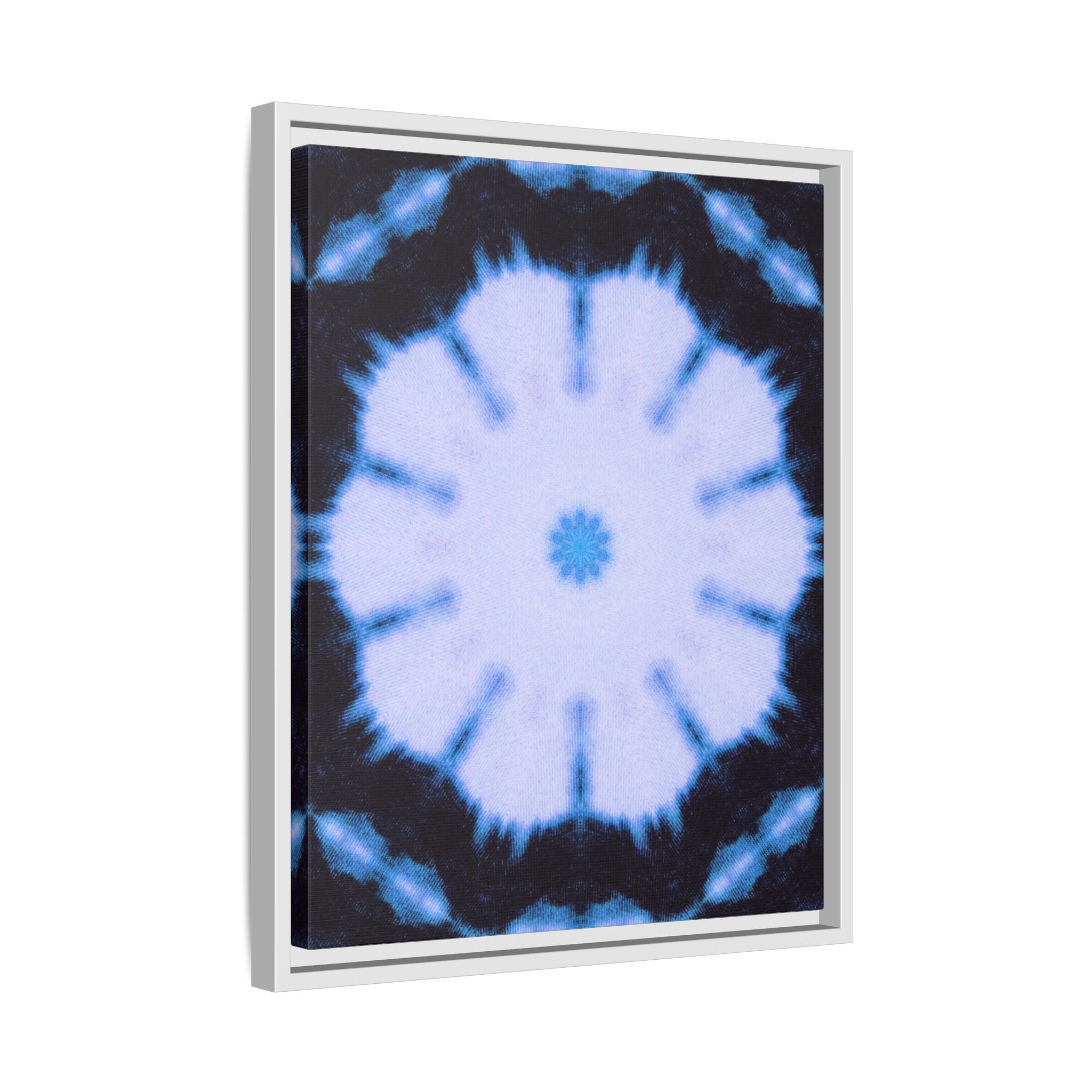 "SNWFLK" Cymatic Framed Matte Canvas