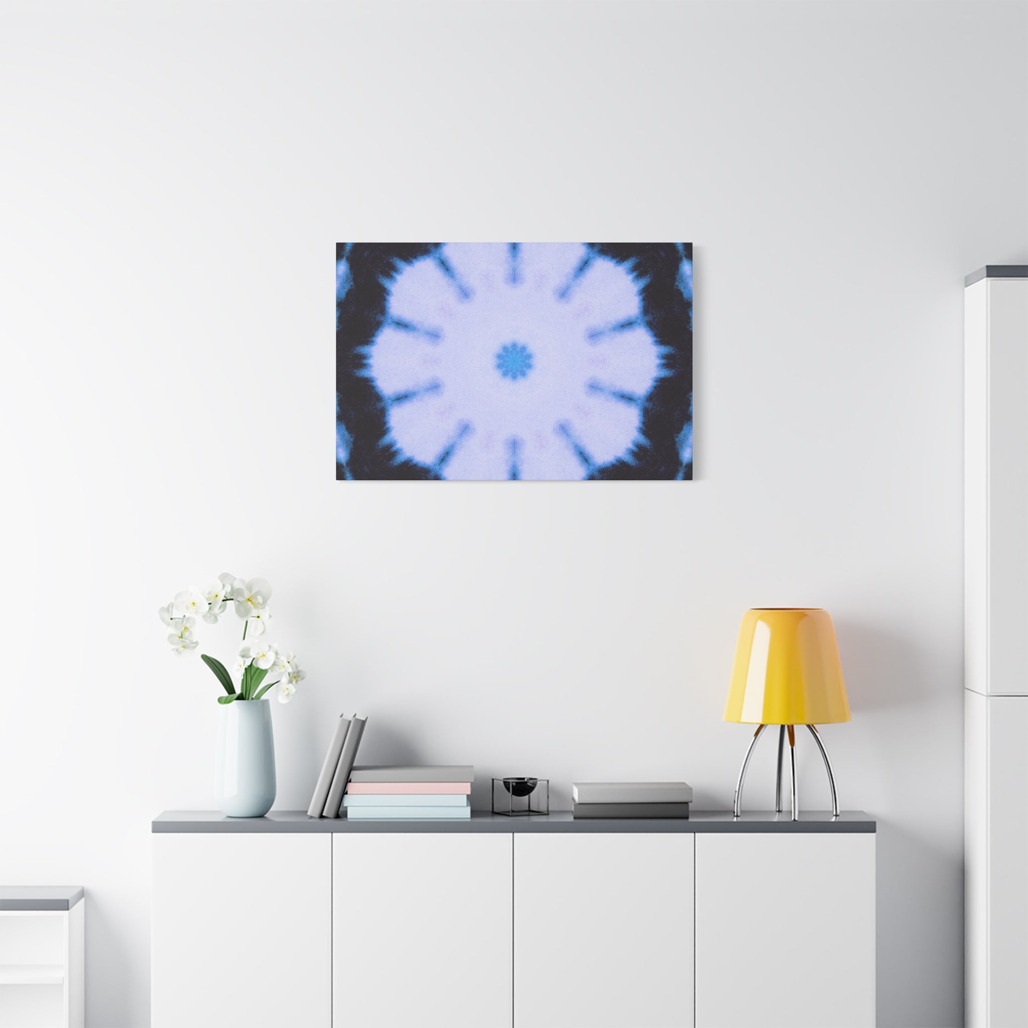 "SNWFLK" Cymatic Canvas Art Print - Stretched Matte 1.25"