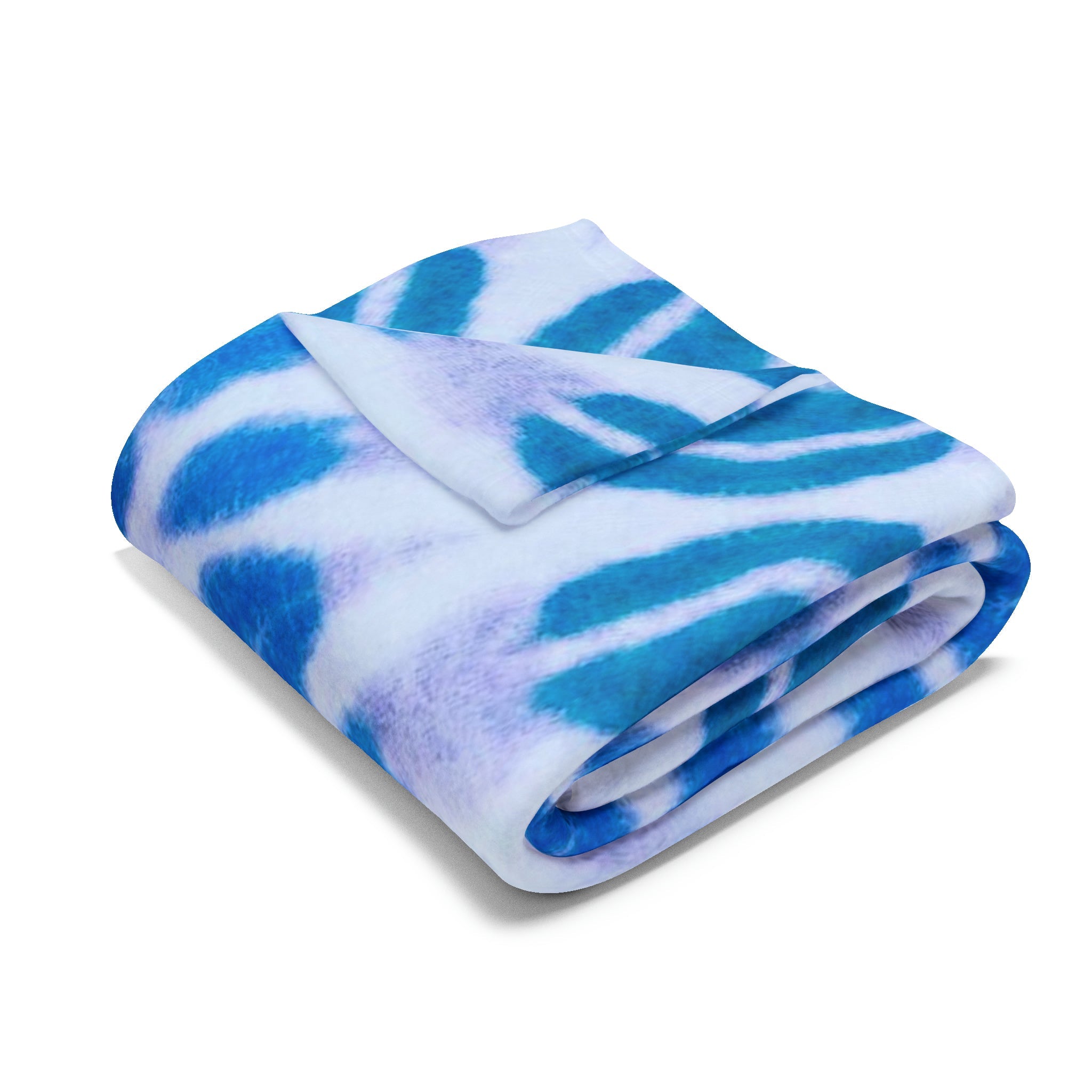 “E-VEIL I” Cymatic Arctic Fleece Blanket