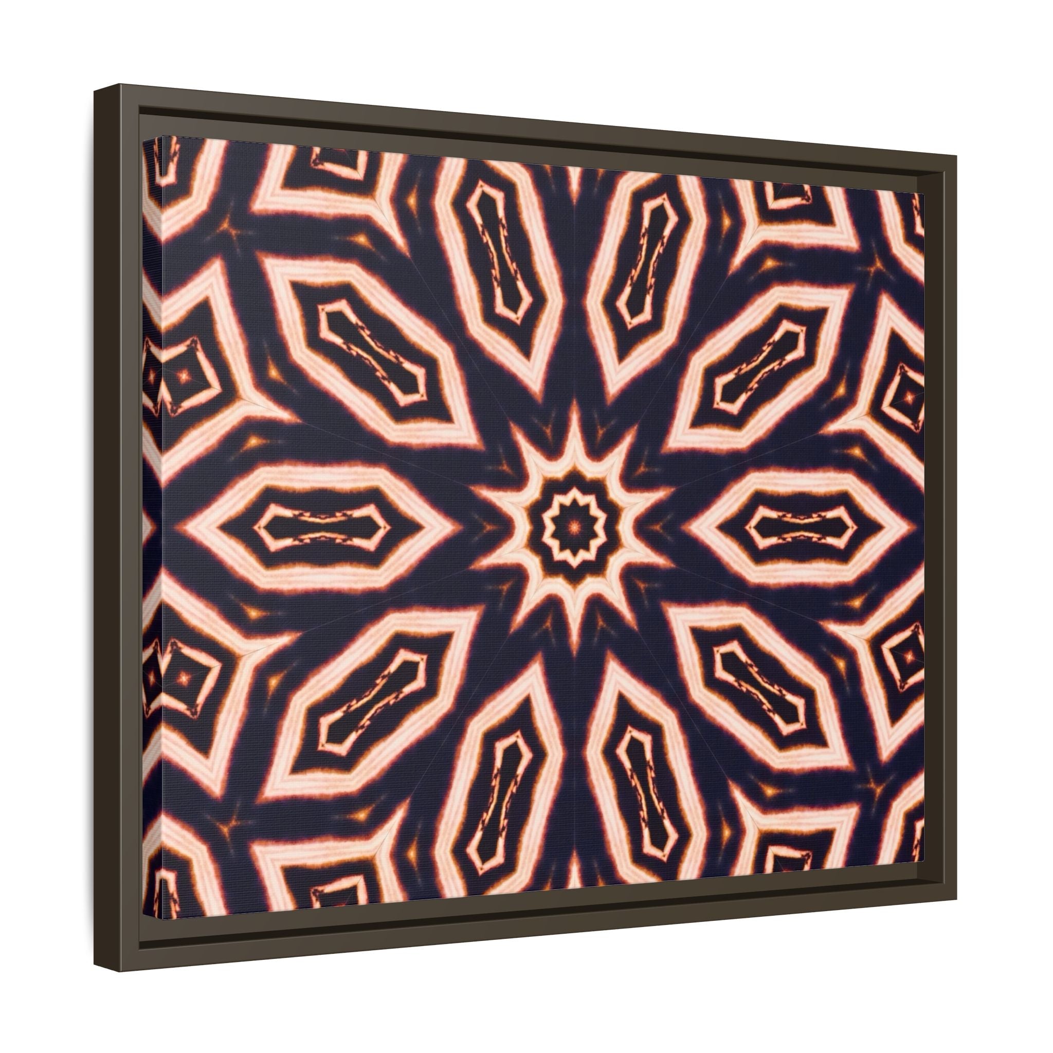 "E-CLPS" Cymatic Framed Matte Canvas