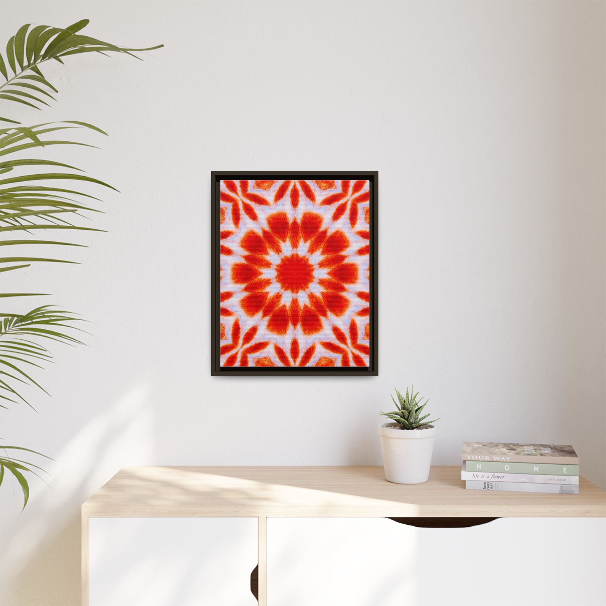 "SACRAL" Cymatic Framed Matte Canvas