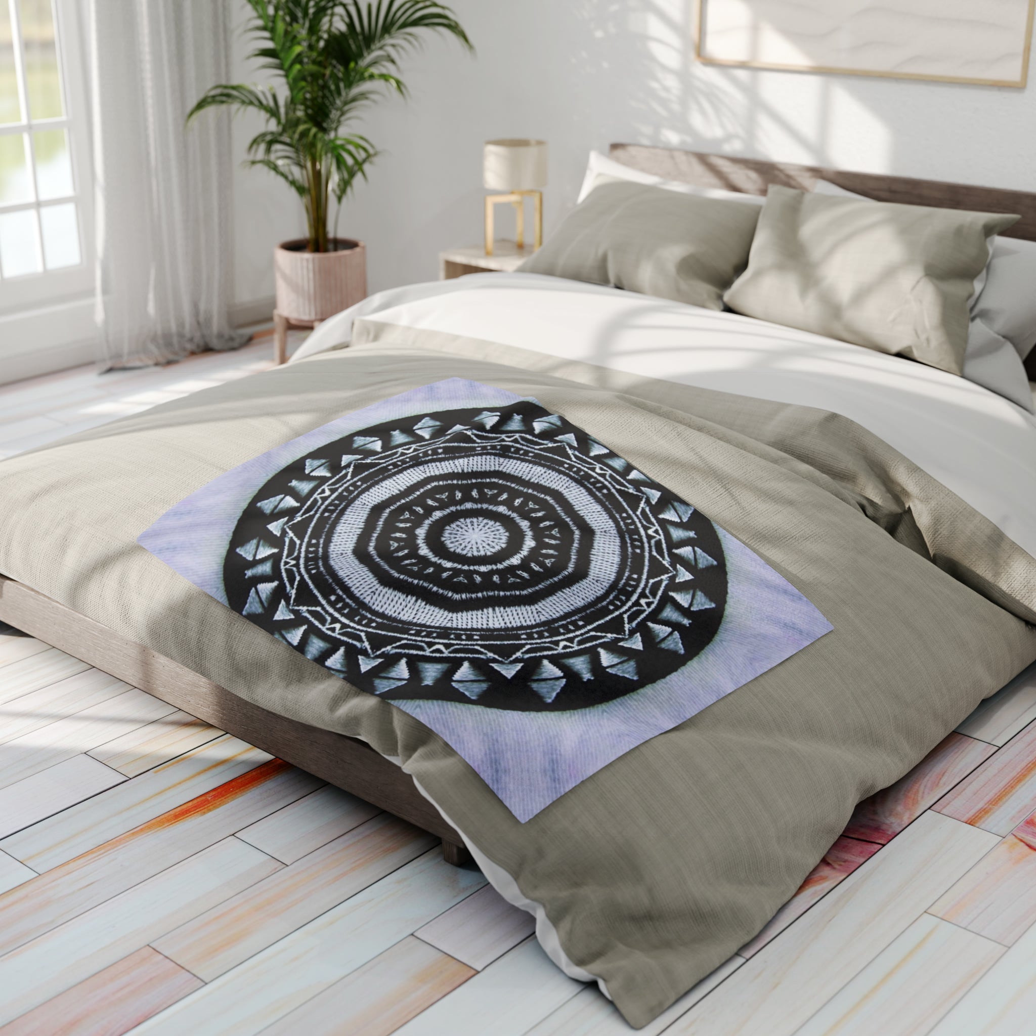 “MAYA” Cymatic Arctic Fleece Blanket