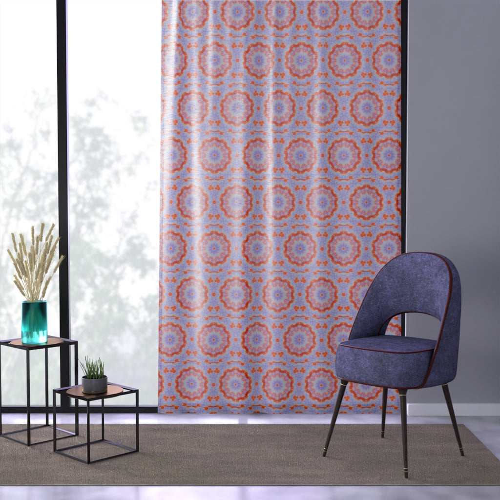 "NEBU" Cymatic Print Window Curtain