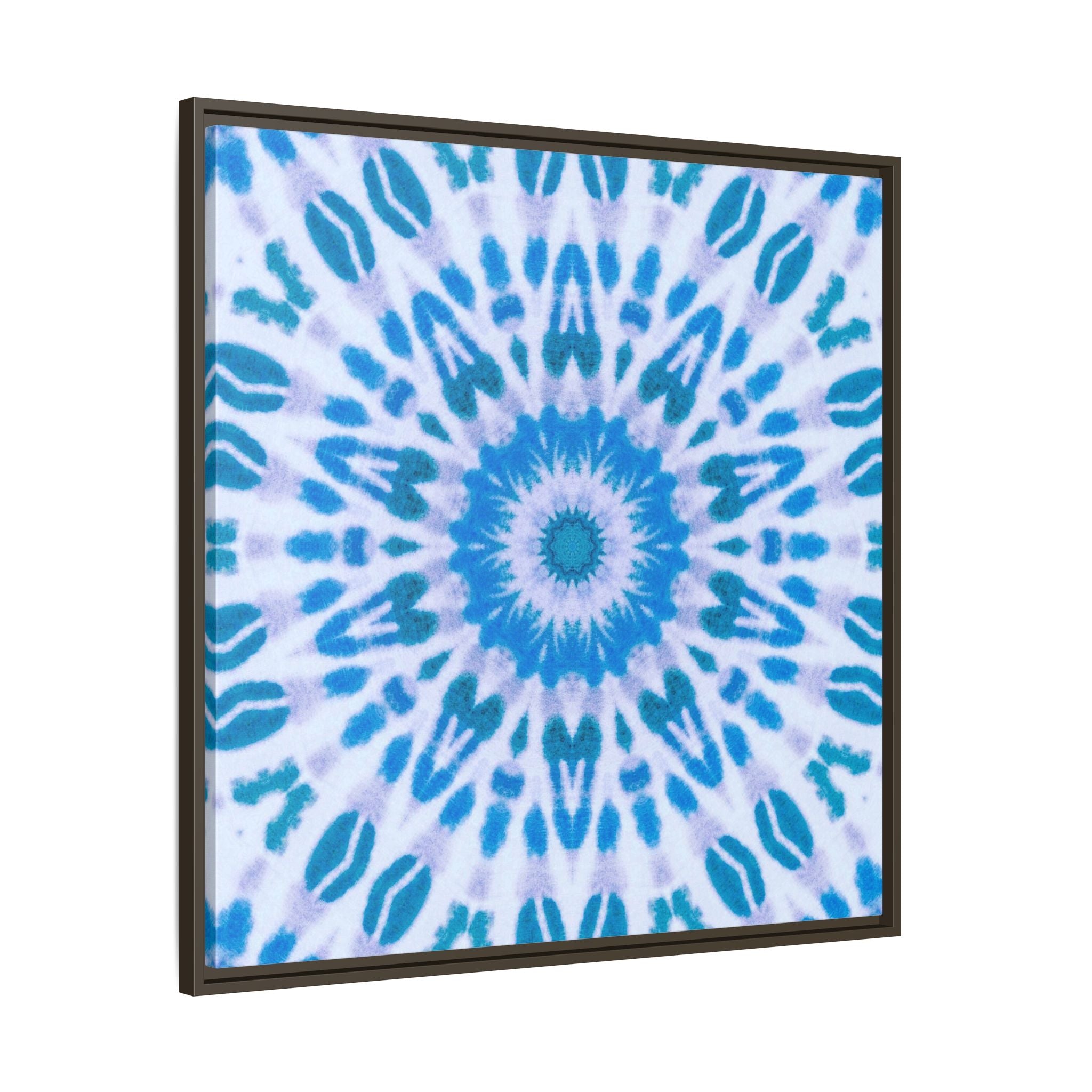 "E-VEIL I" Cymatic Framed Matte Canvas
