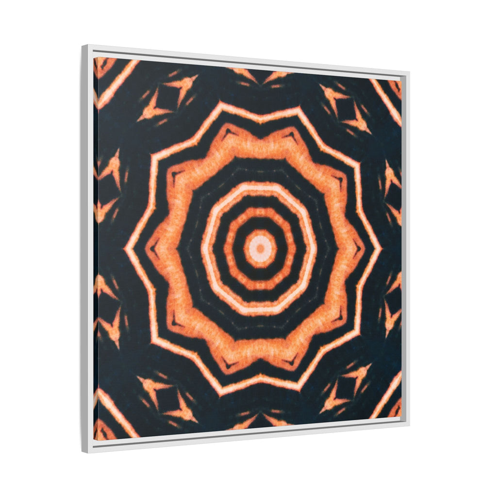 "417" Cymatic Framed Matte Canvas