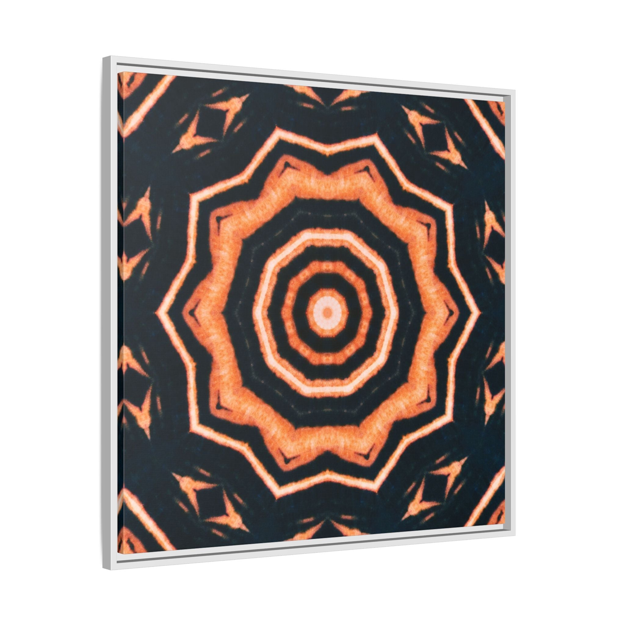 "417" Cymatic Framed Matte Canvas