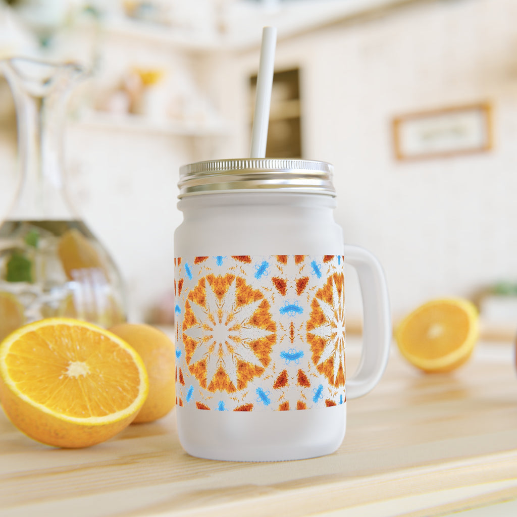 SOL Cymatic Mason Jar Tumbler with Straw