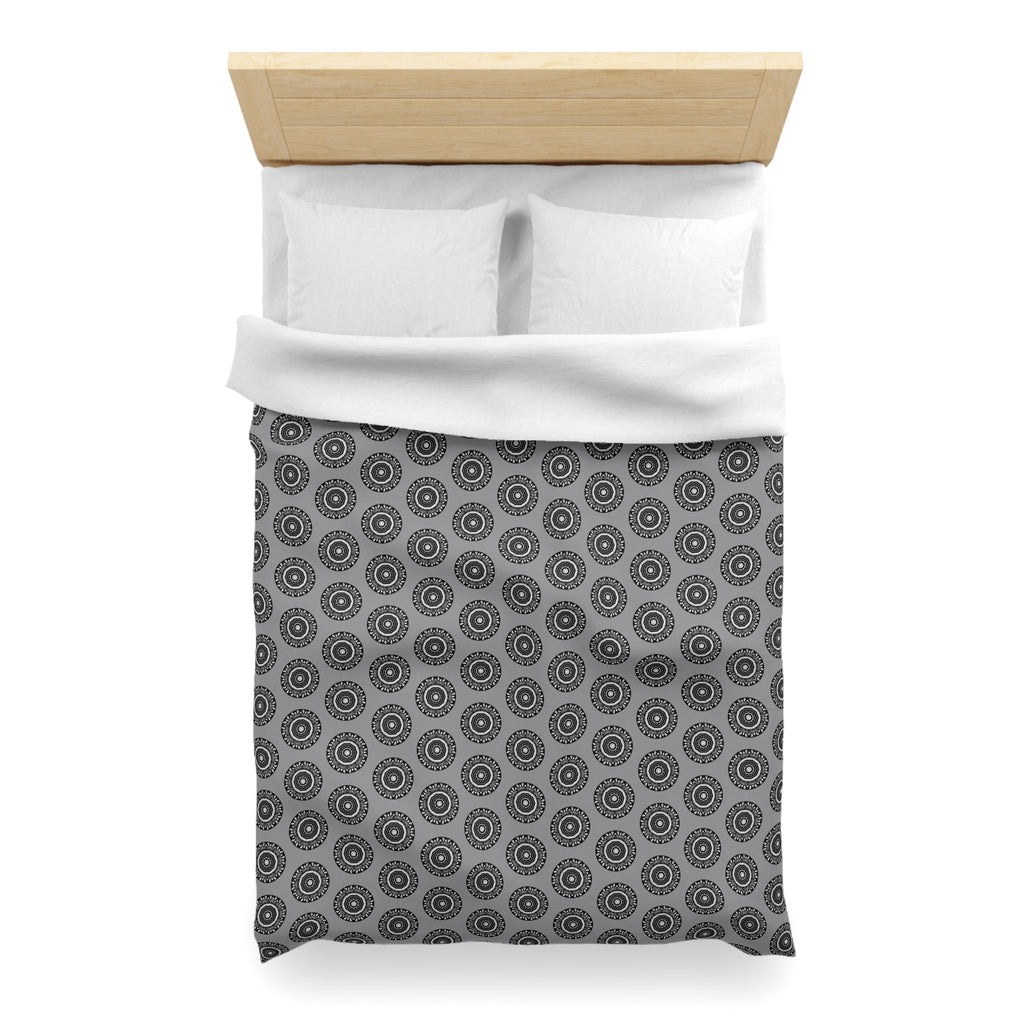 "MAYA" Cymatic Duvet Cover (Grey) - Housewarming