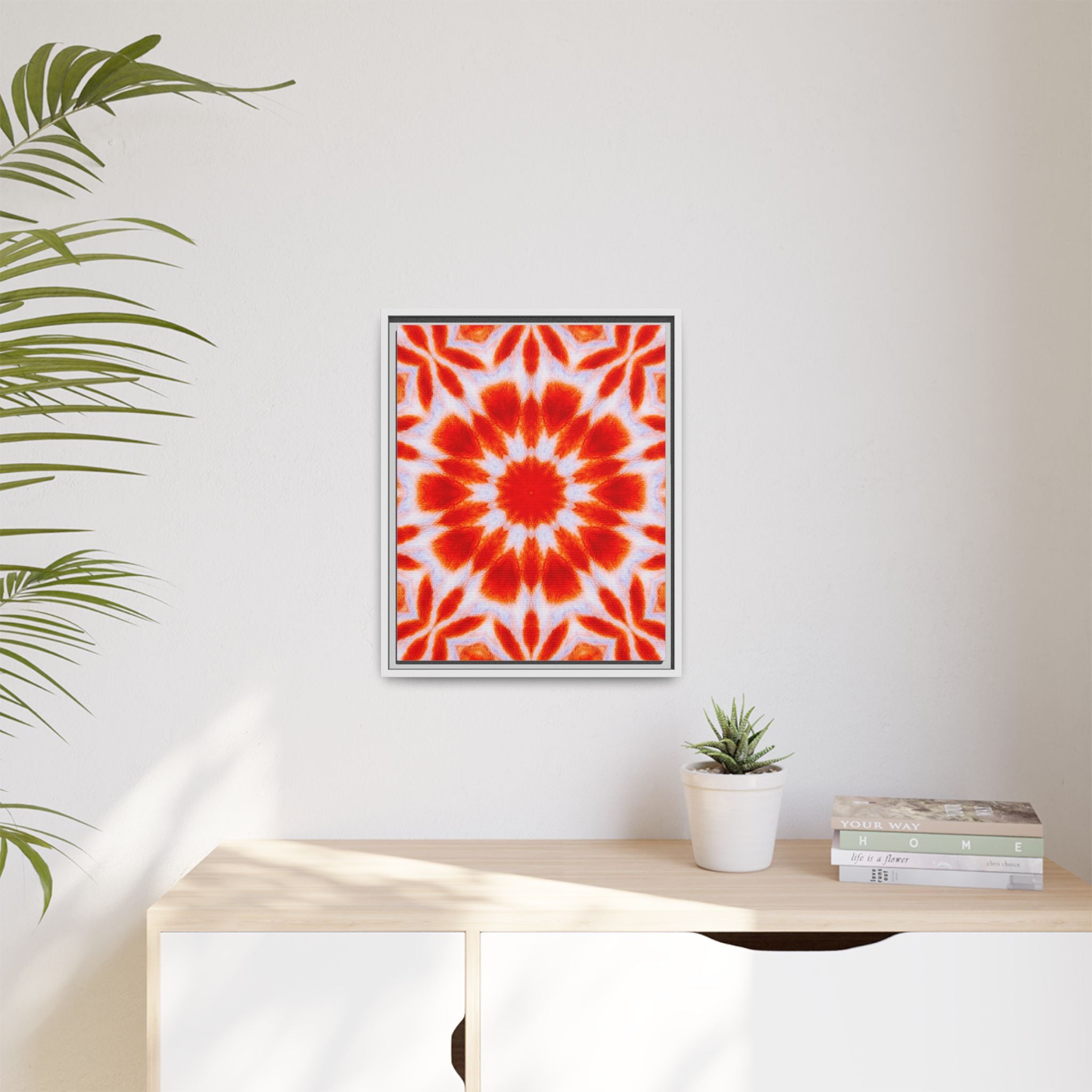 "SACRAL" Cymatic Framed Matte Canvas