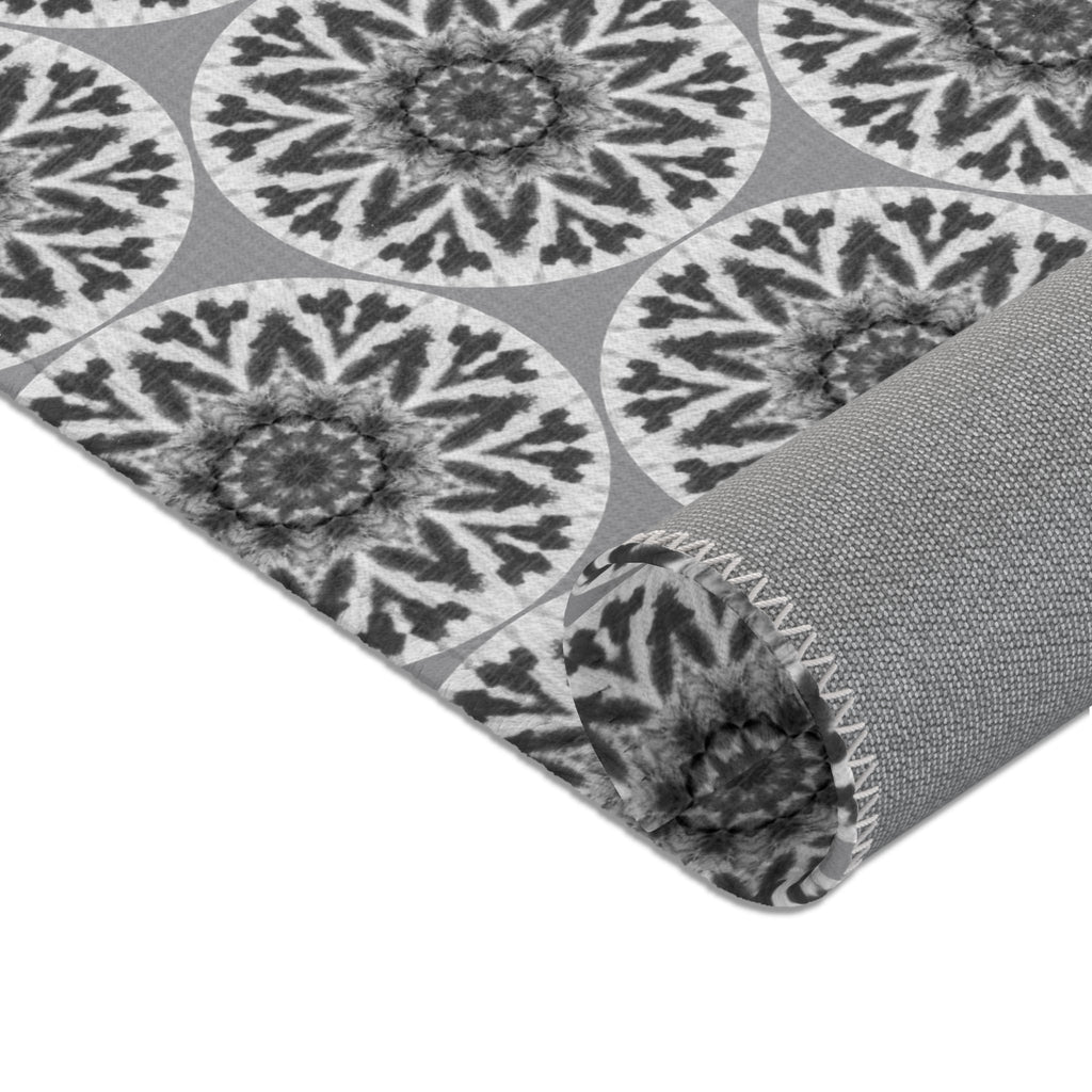 “GETA” Cymatic Area Rug (Grey) - Modern Home Decor