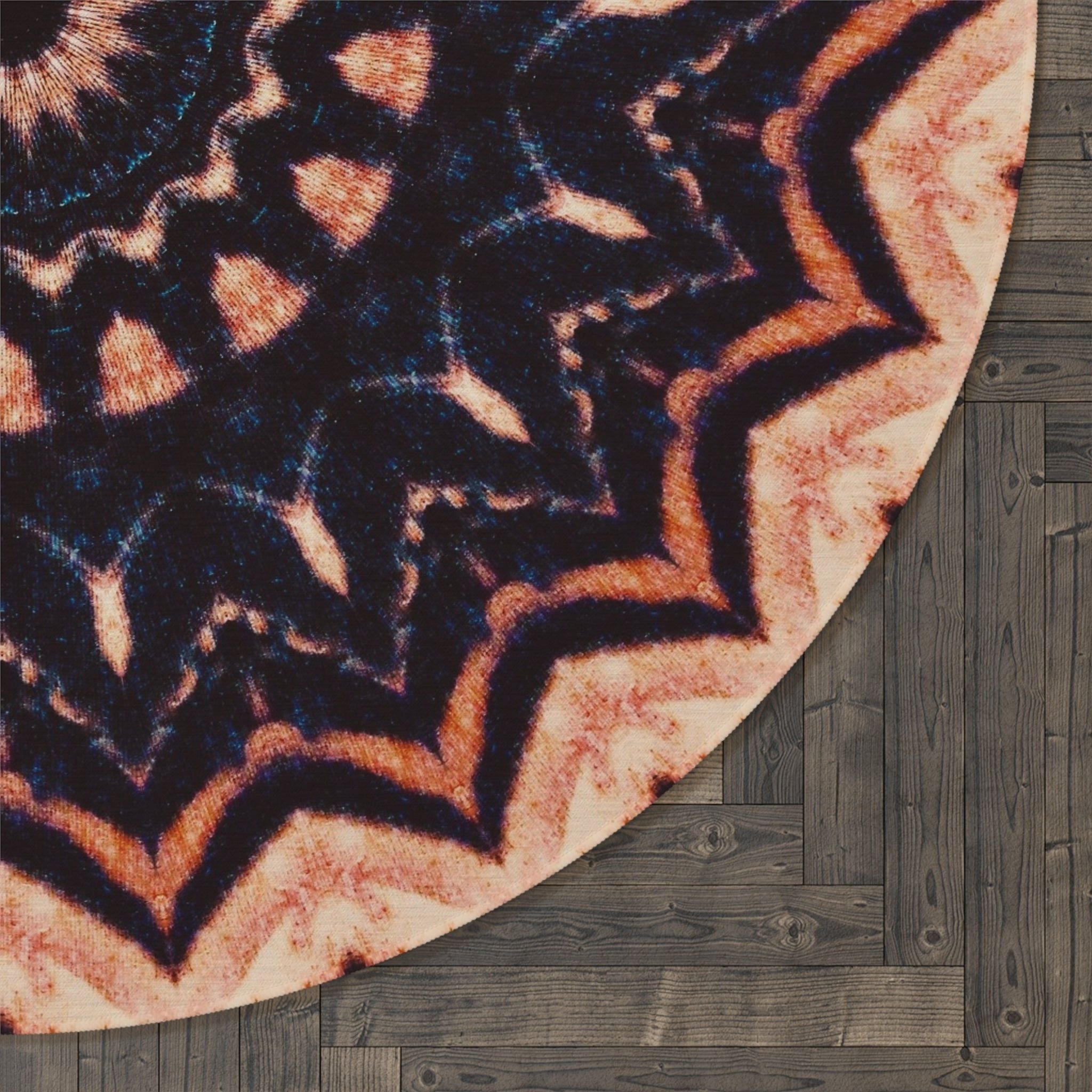“TRIBAL” Cymatic Round Rug