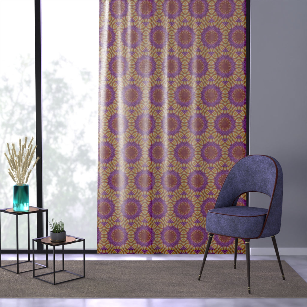 "OST3OS" Cymatic Print Window Curtain