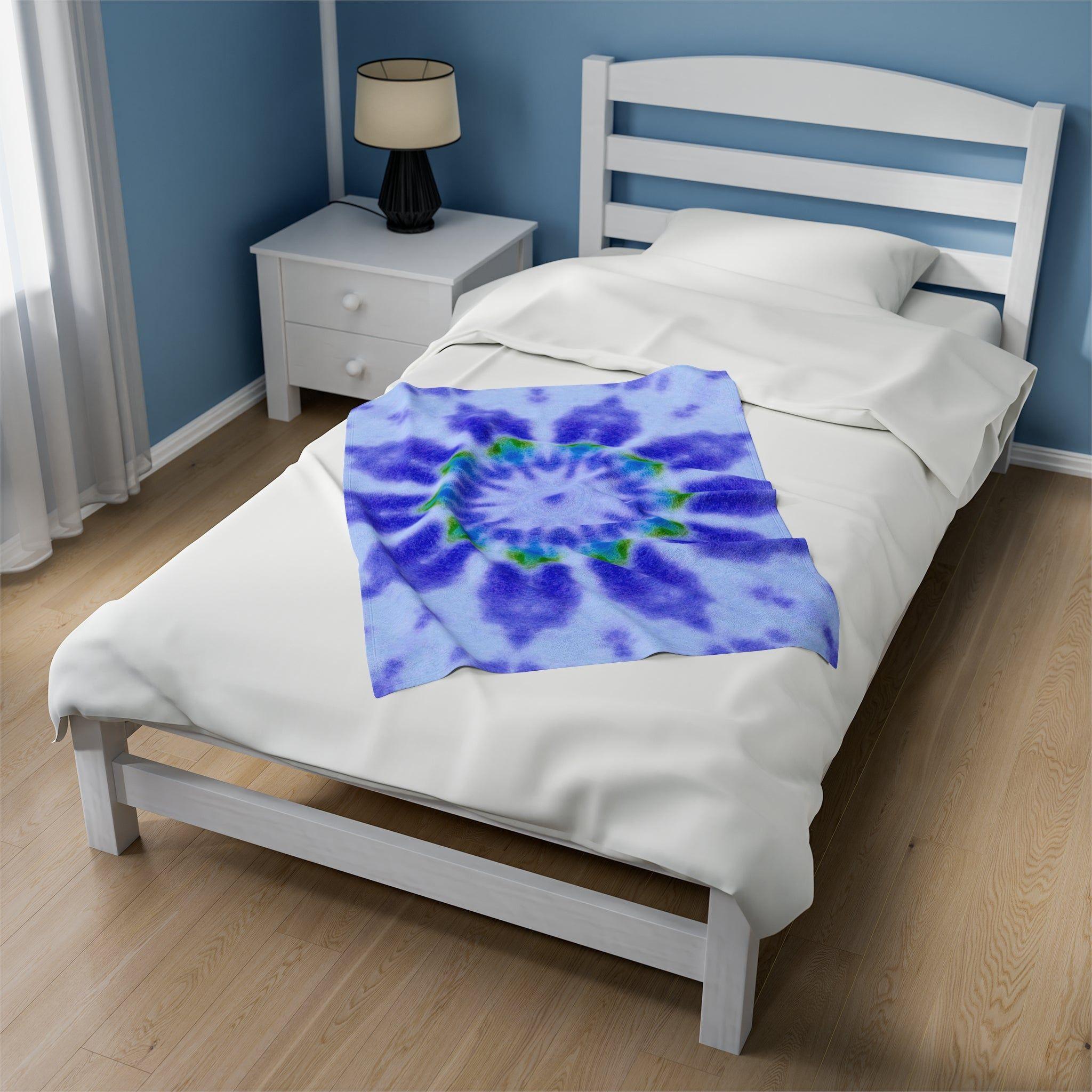 “LOTUS” Cymatic Velveteen Blanket