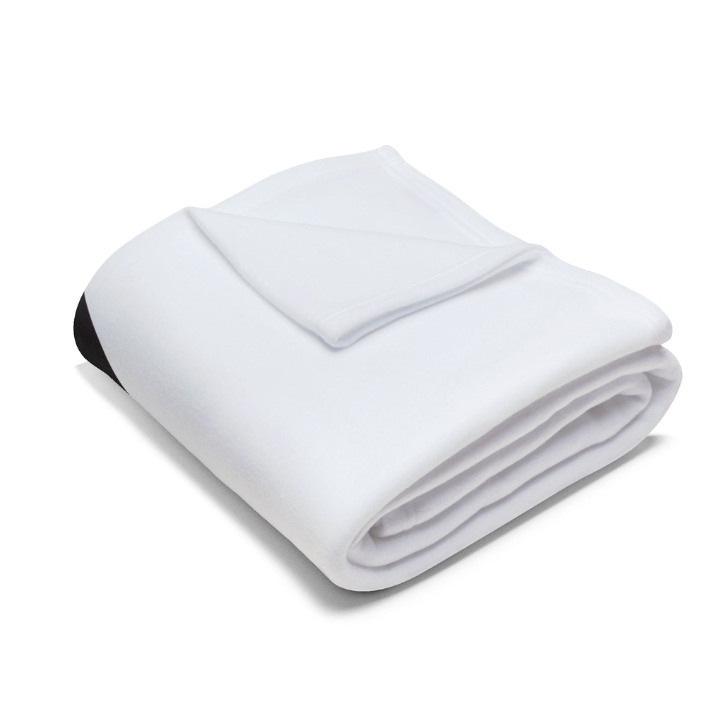 “MAYA” Cymatic Arctic Fleece Blanket (White)