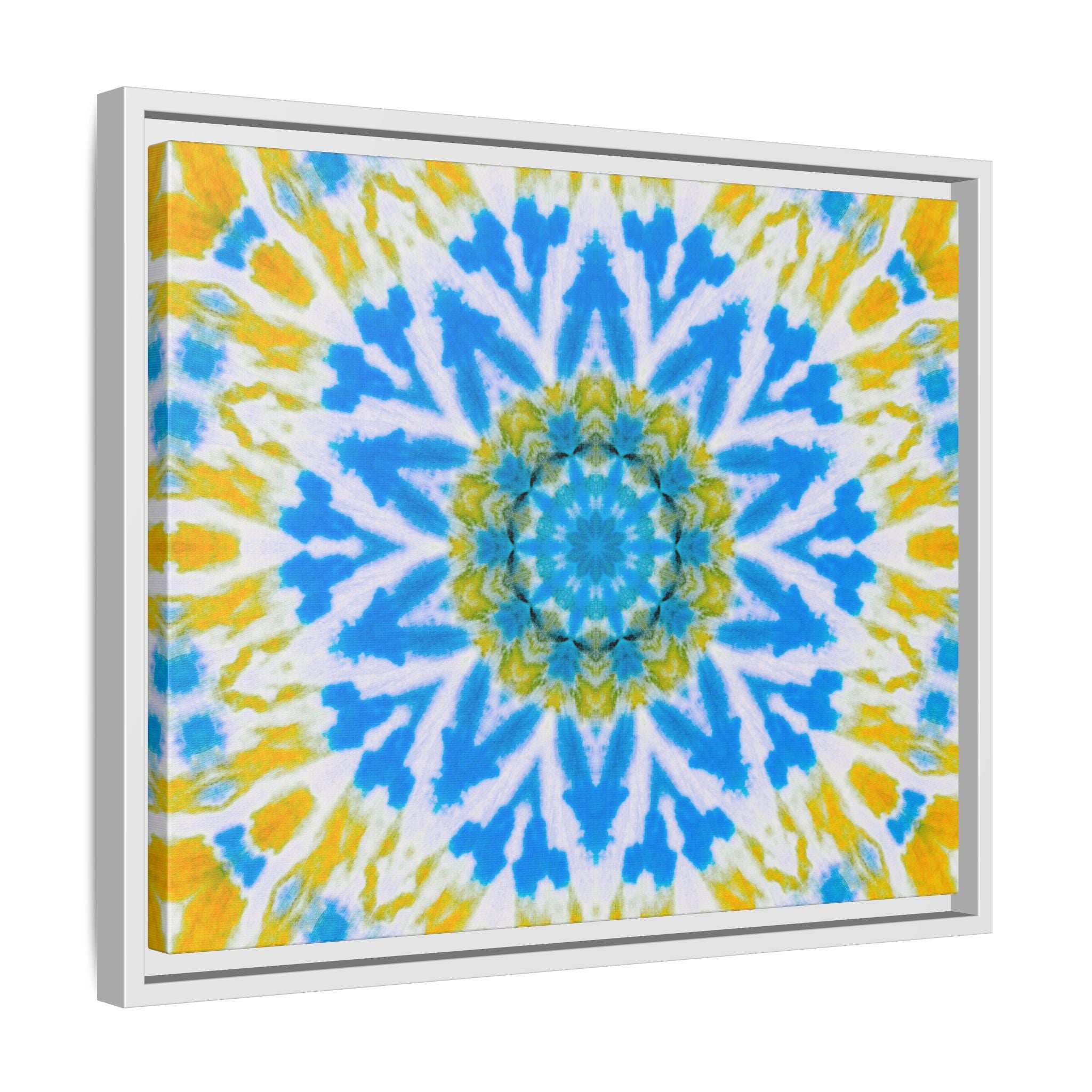 "GETA" Cymatic Framed Matte Canvas