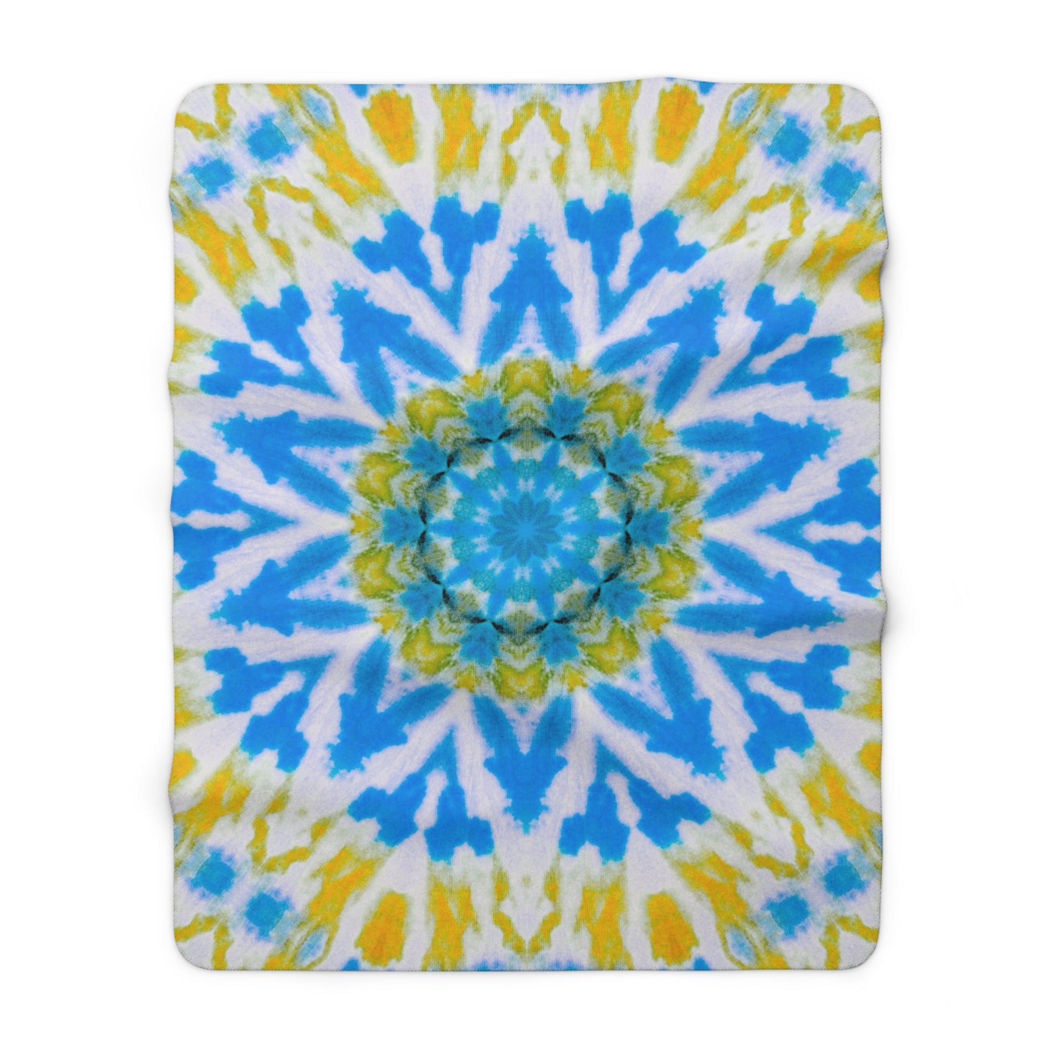 "GETA" Cymatic Sherpa Fleece Blanket