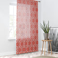 "SACRAL" Cymatic Print Window Curtain - Vibrant Design for Home Decor