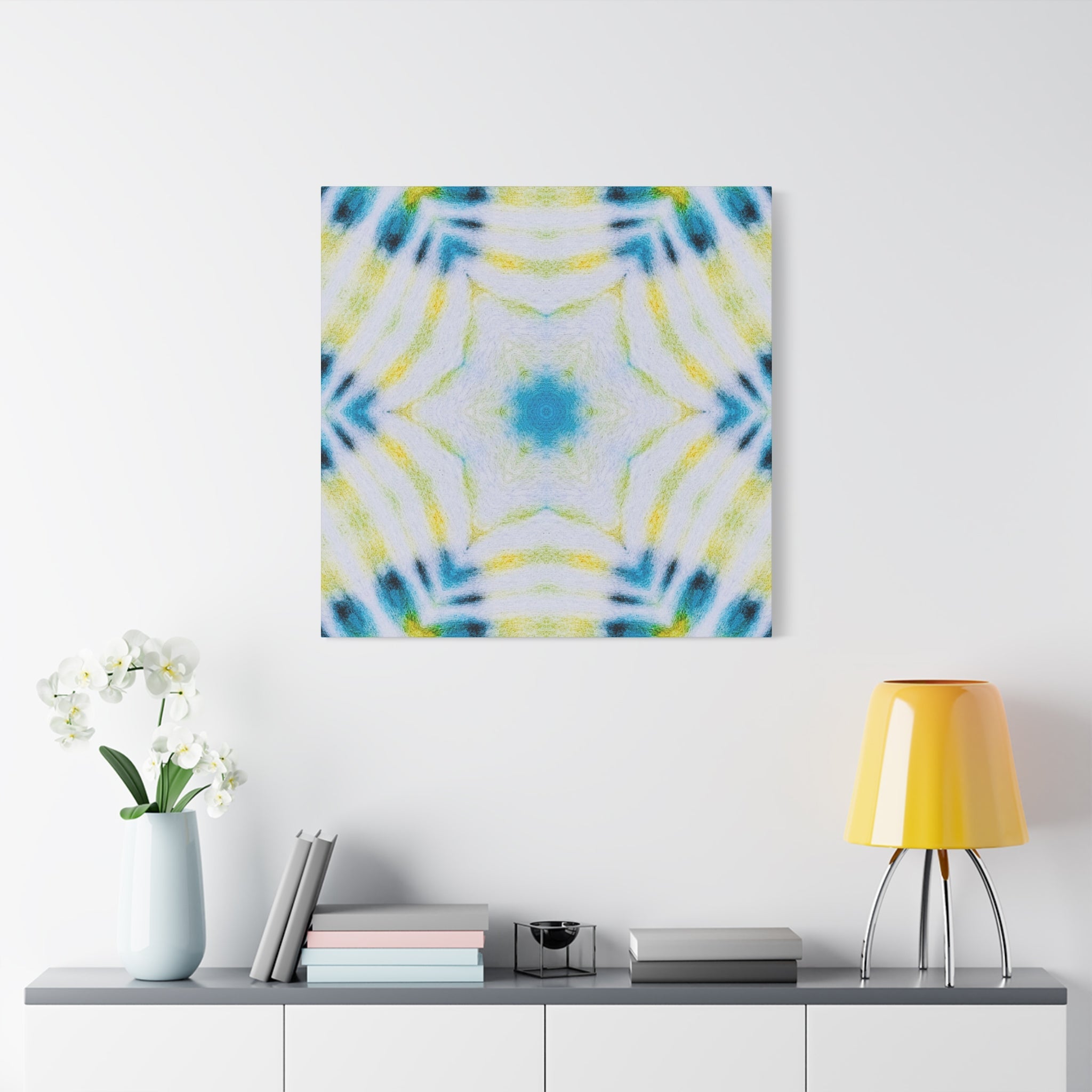 "CYMANTIQUE" Cymatic Canvas Art Print - Stretched Matte 1.25"