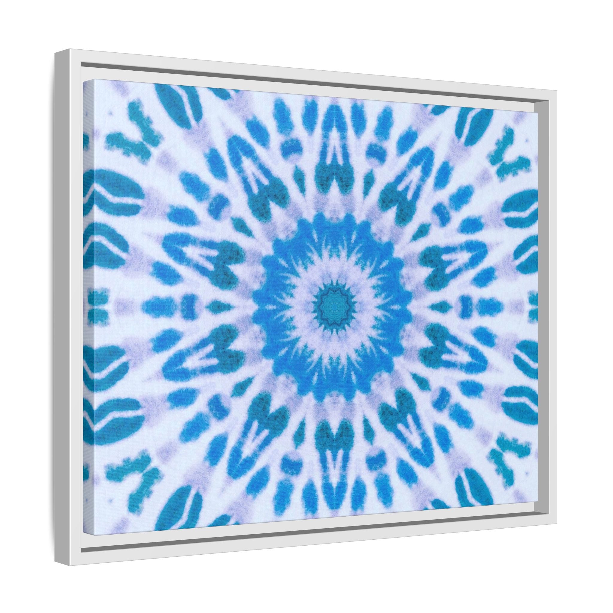 "E-VEIL I" Cymatic Framed Matte Canvas