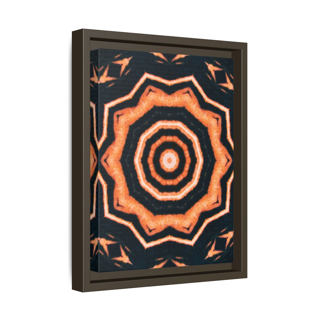 "417" Cymatic Framed Matte Canvas