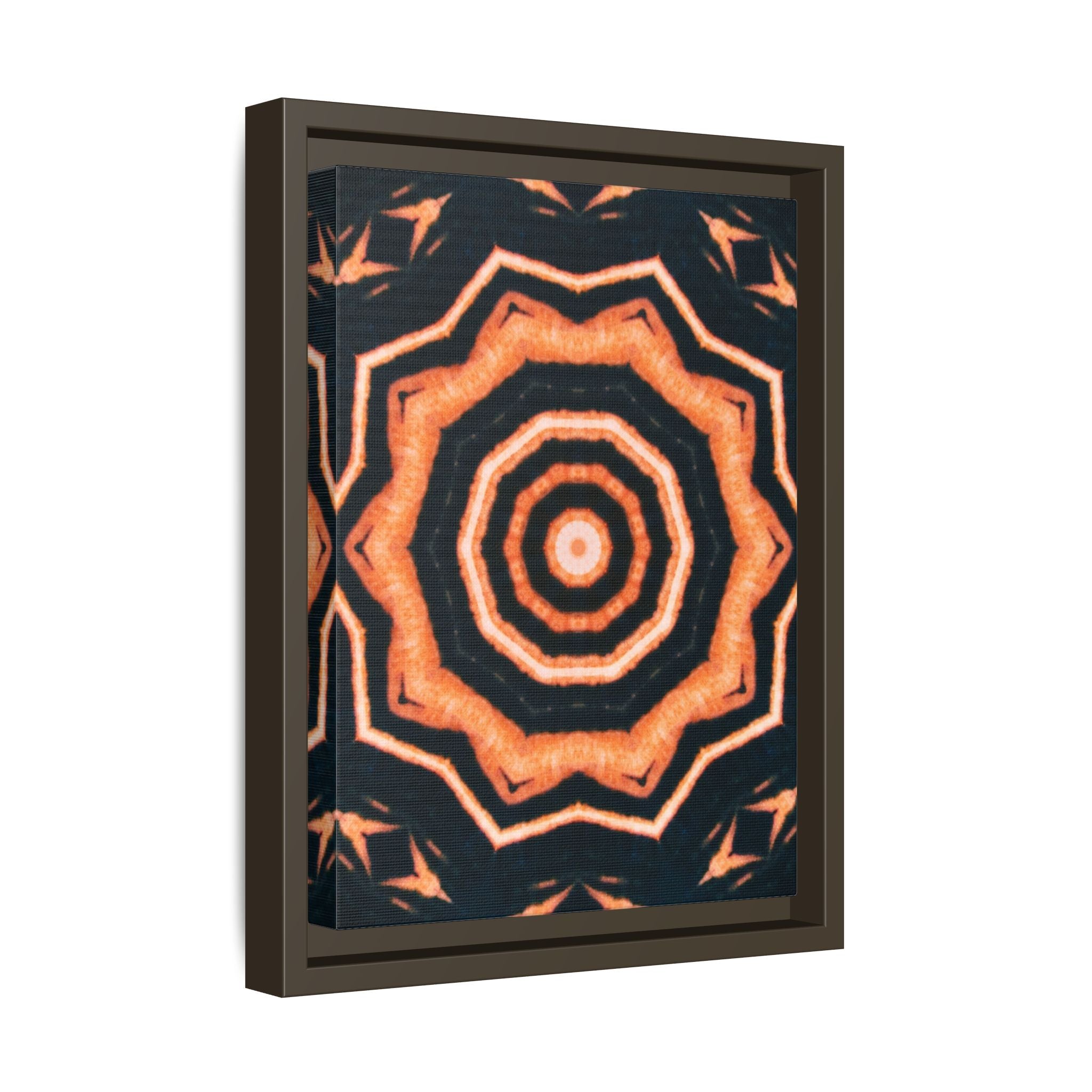 "417" Cymatic Framed Matte Canvas