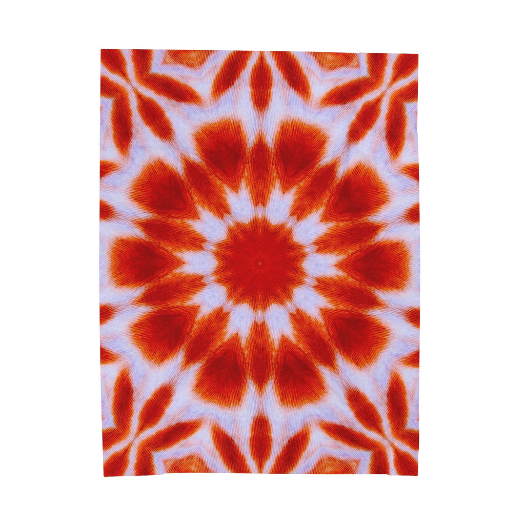 “SACRAL” Cymatic Velveteen Plush Blanket