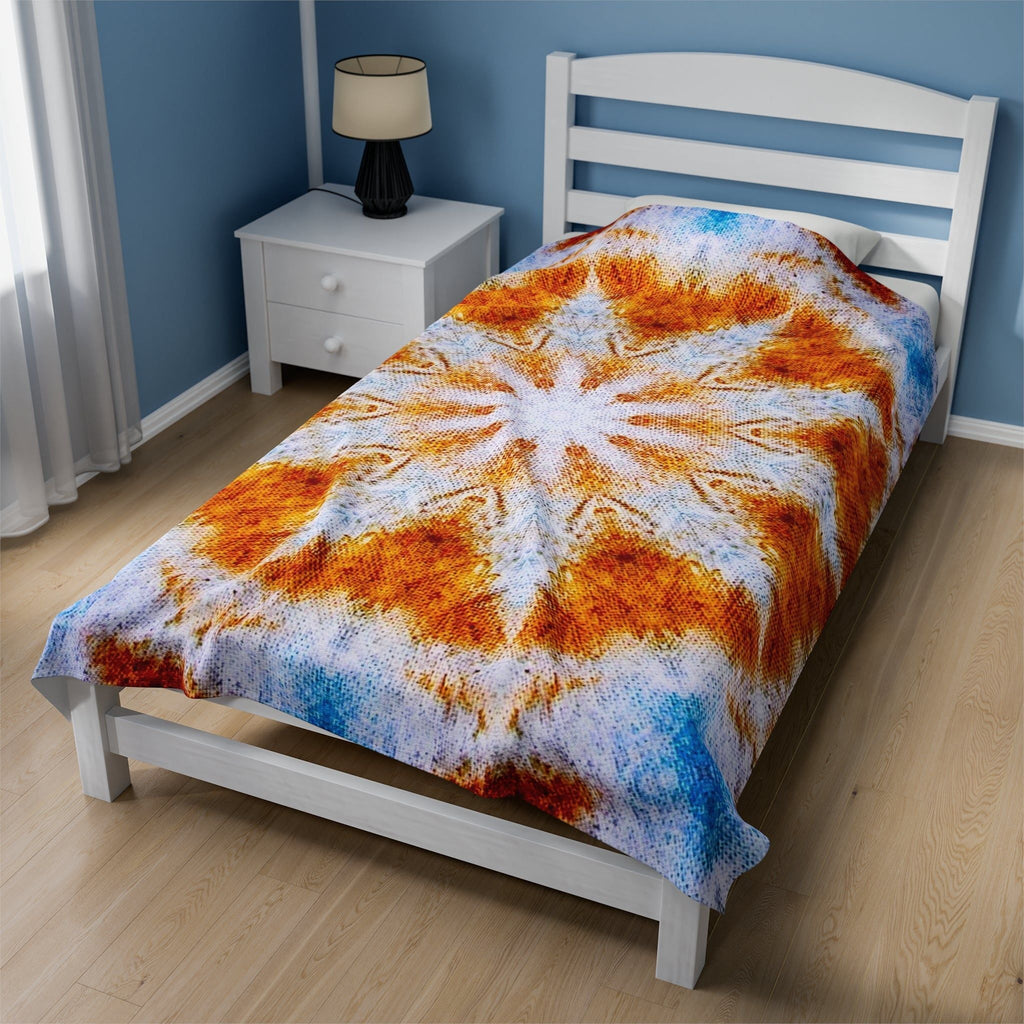 “SOL” Cymatic Velveteen Blanket
