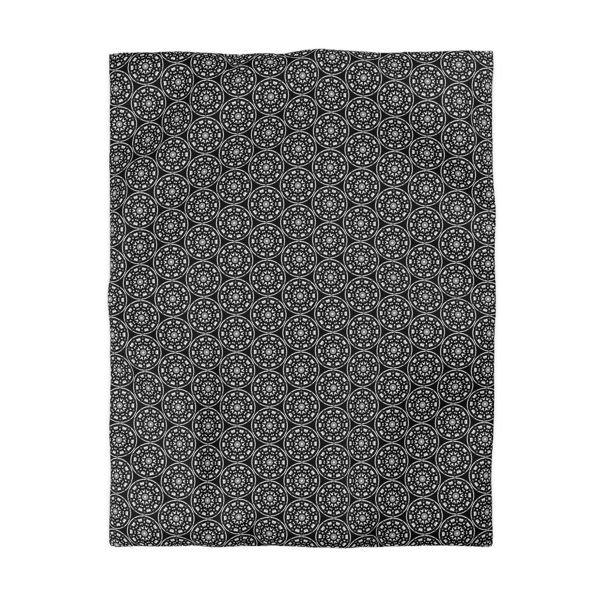 "STMPUNK" Cymatic Duvet Cover (Black)