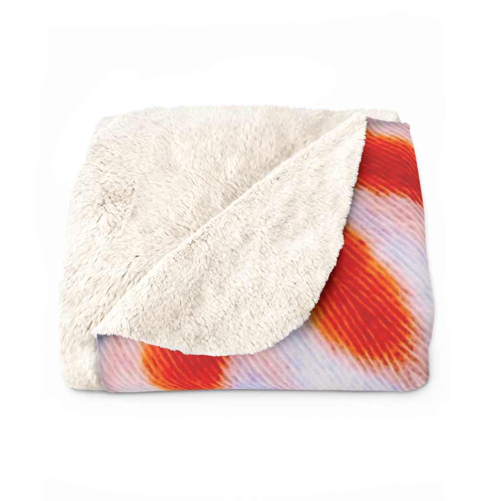 "SACRAL" Sherpa Fleece Blanket | Cosy Throw for Home Decor & Gifts