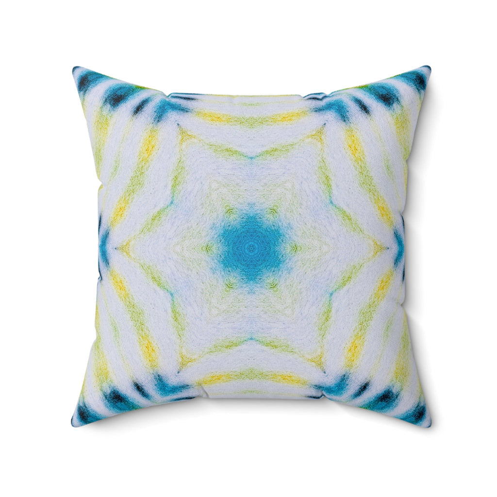 "CYMANTIQUE" Cymatic Print Square Cushion