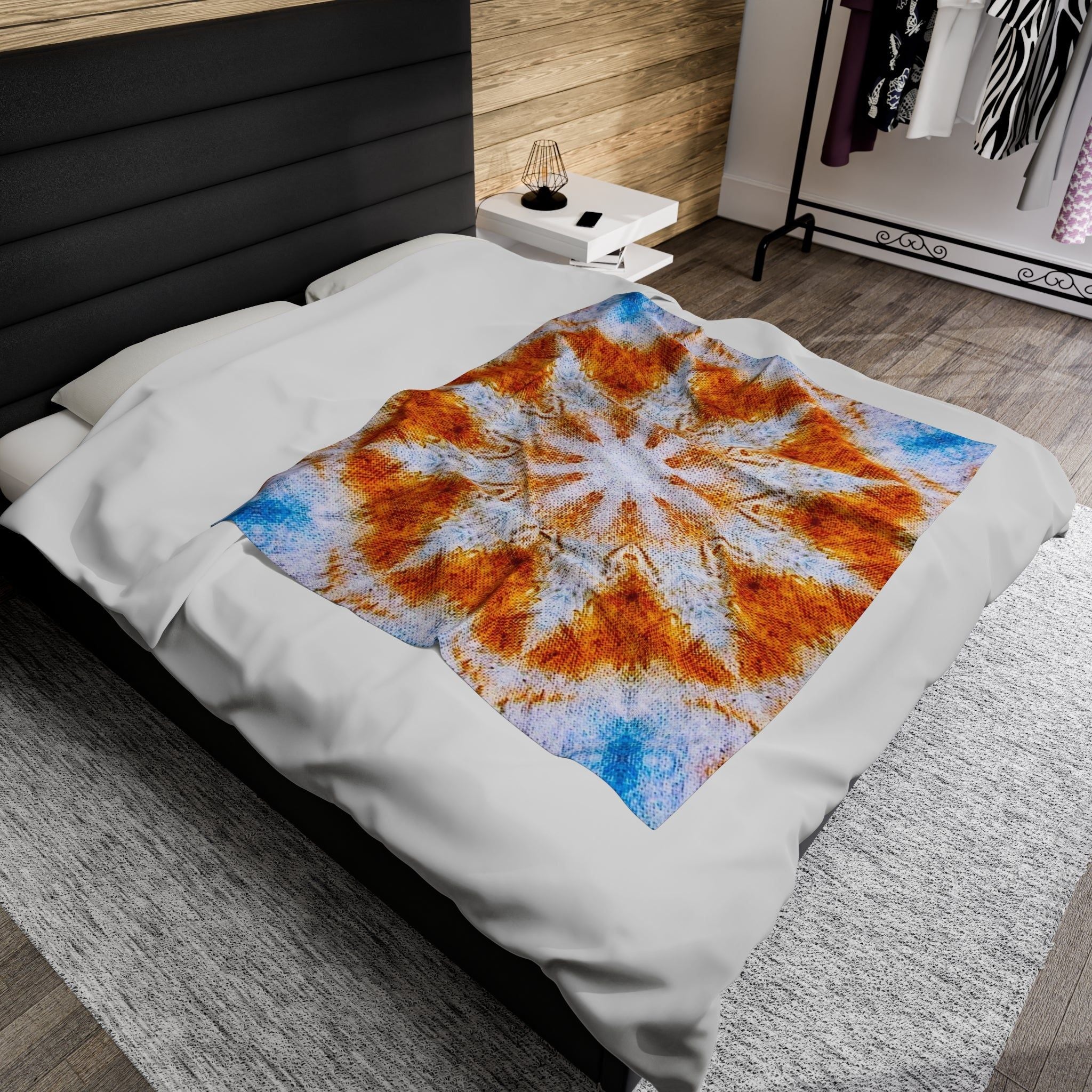 “SOL” Cymatic Velveteen Blanket