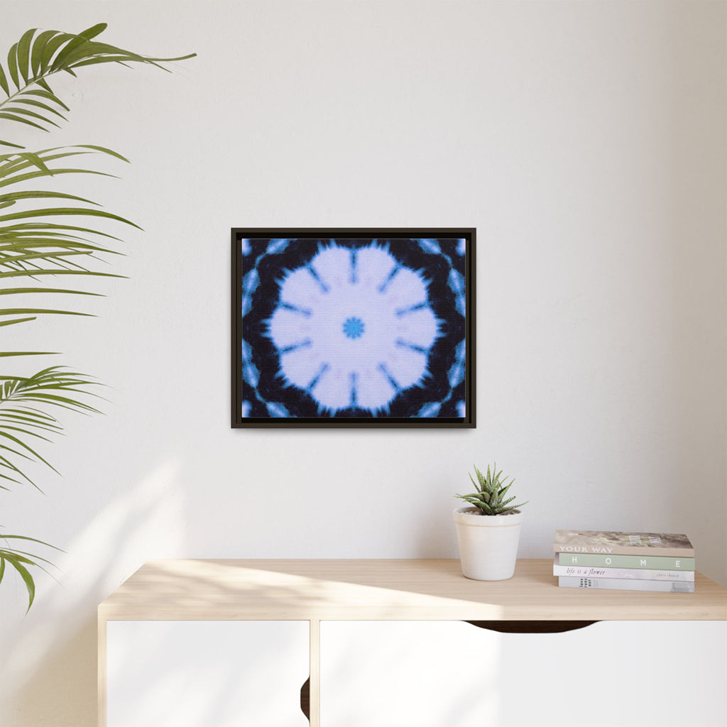 "SNWFLK" Cymatic Framed Matte Canvas