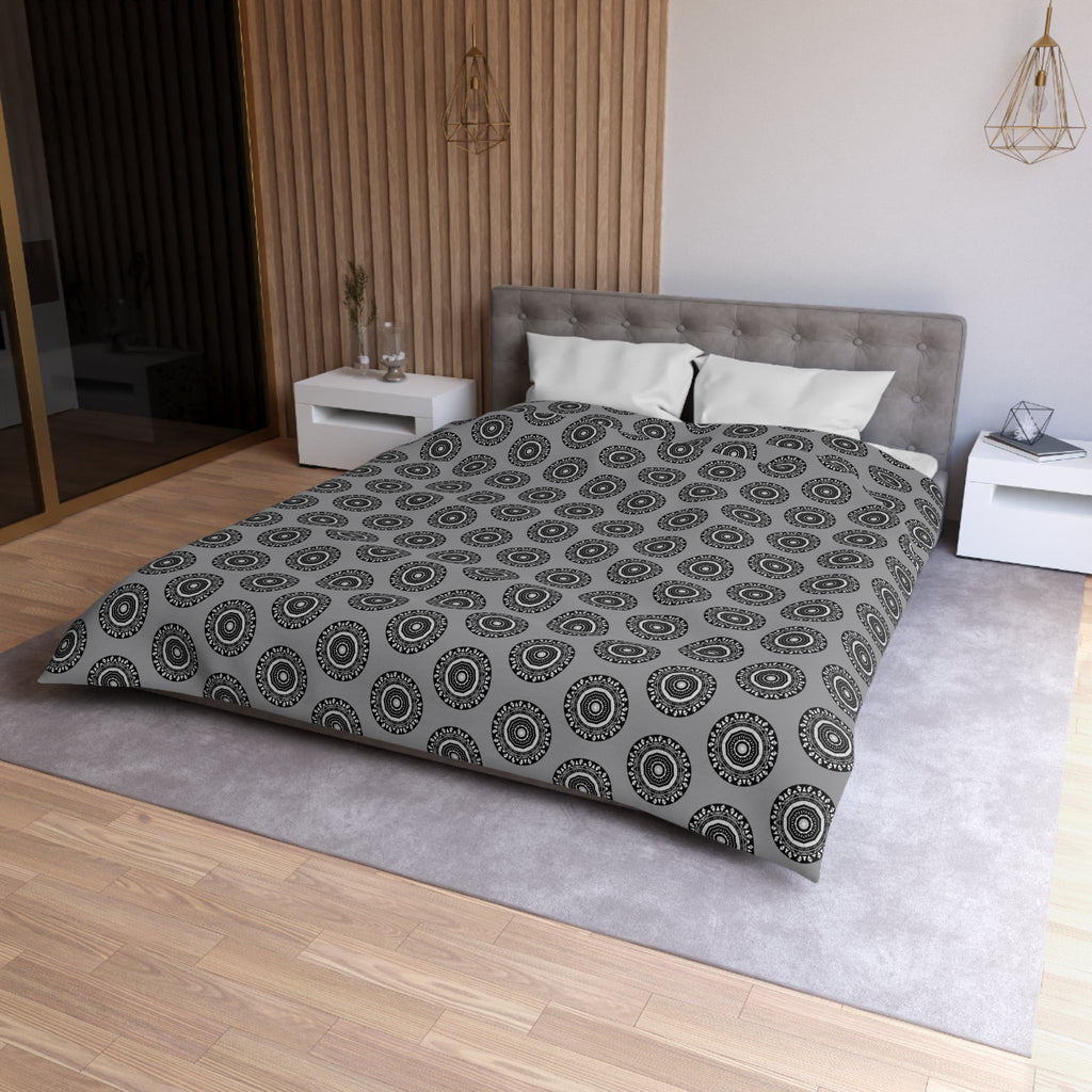 "MAYA" Cymatic Duvet Cover (Grey) - Housewarming
