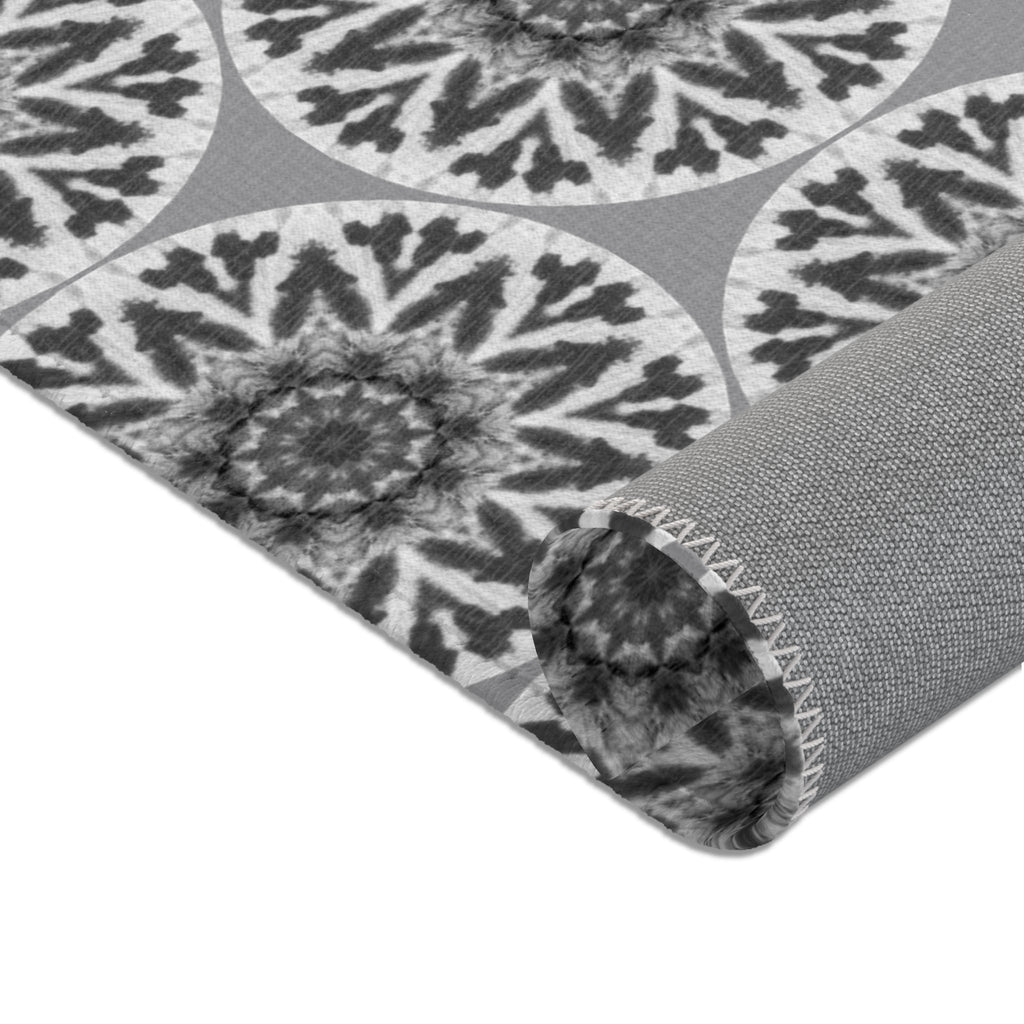 “GETA” Cymatic Area Rug (Grey) - Modern Home Decor