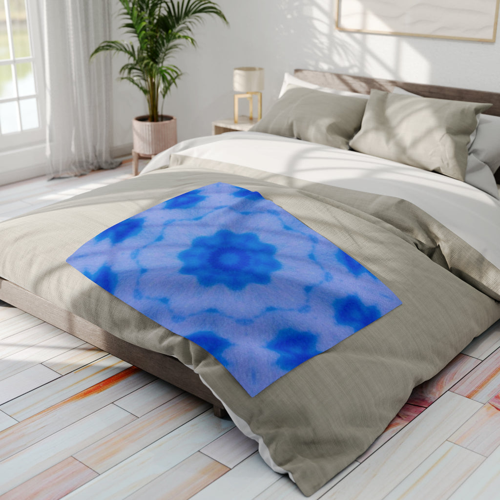 “BLU3DR3AM” Cymatic Arctic Fleece Blanket