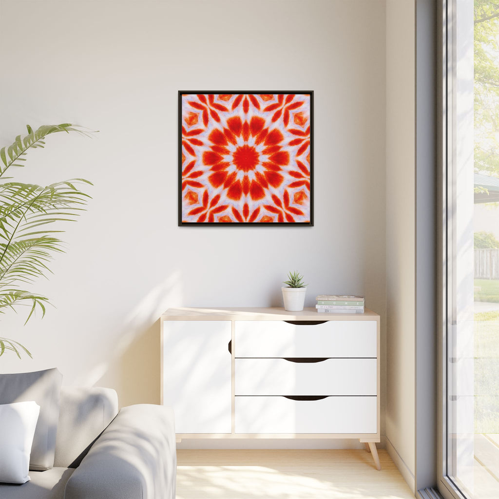 "SACRAL" Cymatic Framed Matte Canvas