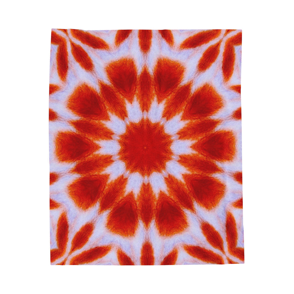 “SACRAL” Cymatic Velveteen Plush Blanket