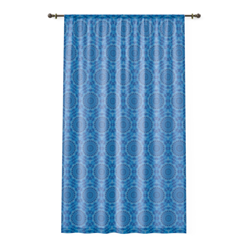 "AVIAN" Cymatic Print Window Curtain