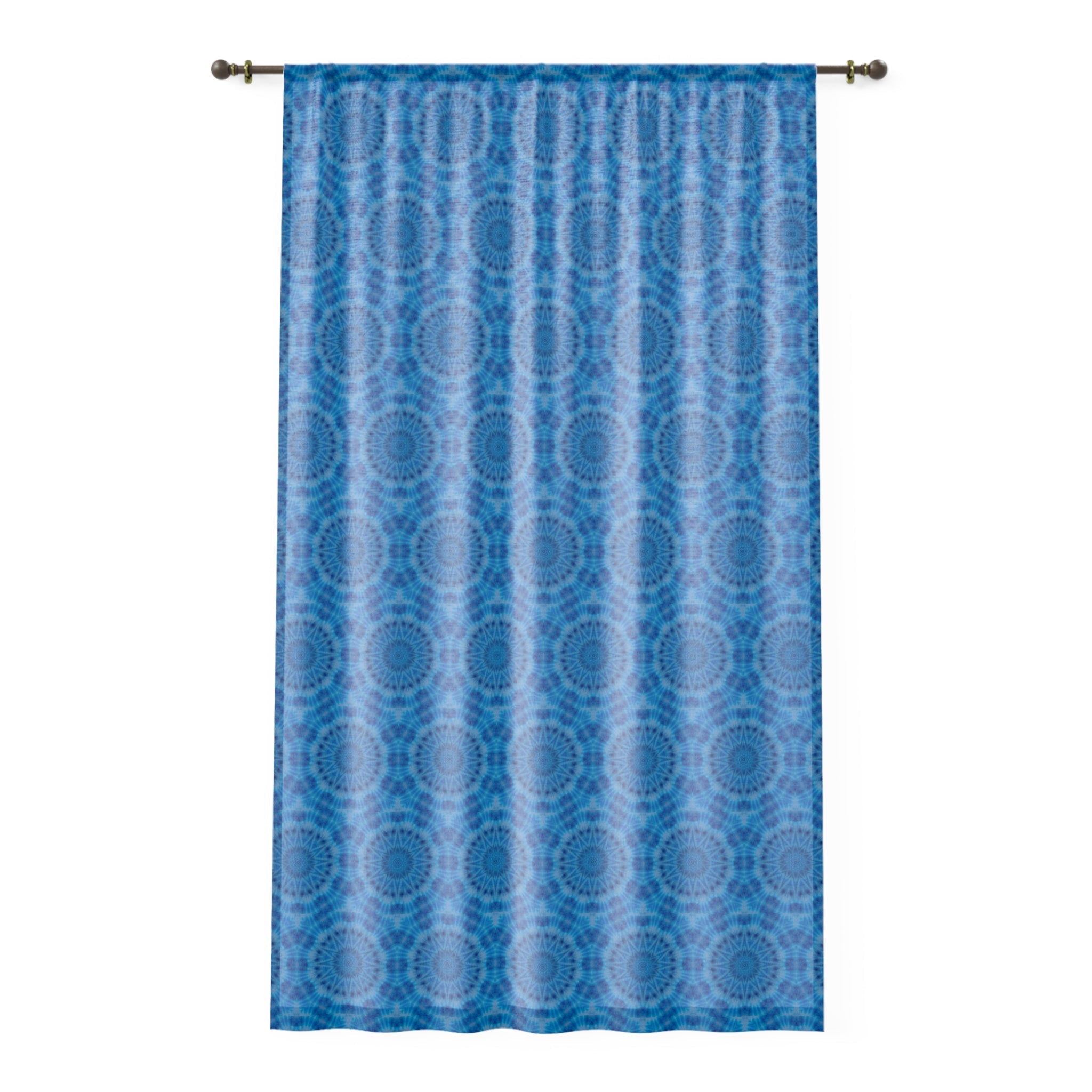 "AVIAN" Cymatic Print Window Curtain
