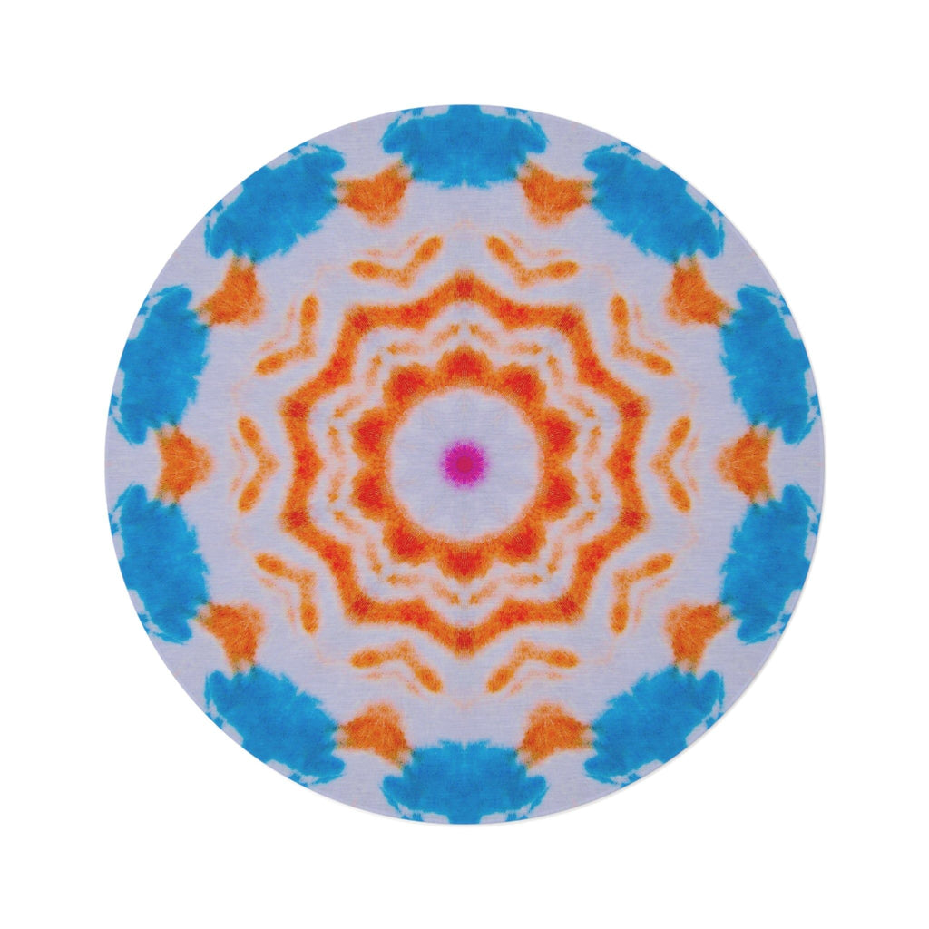 “CEILI” Cymatic Print Round Rug