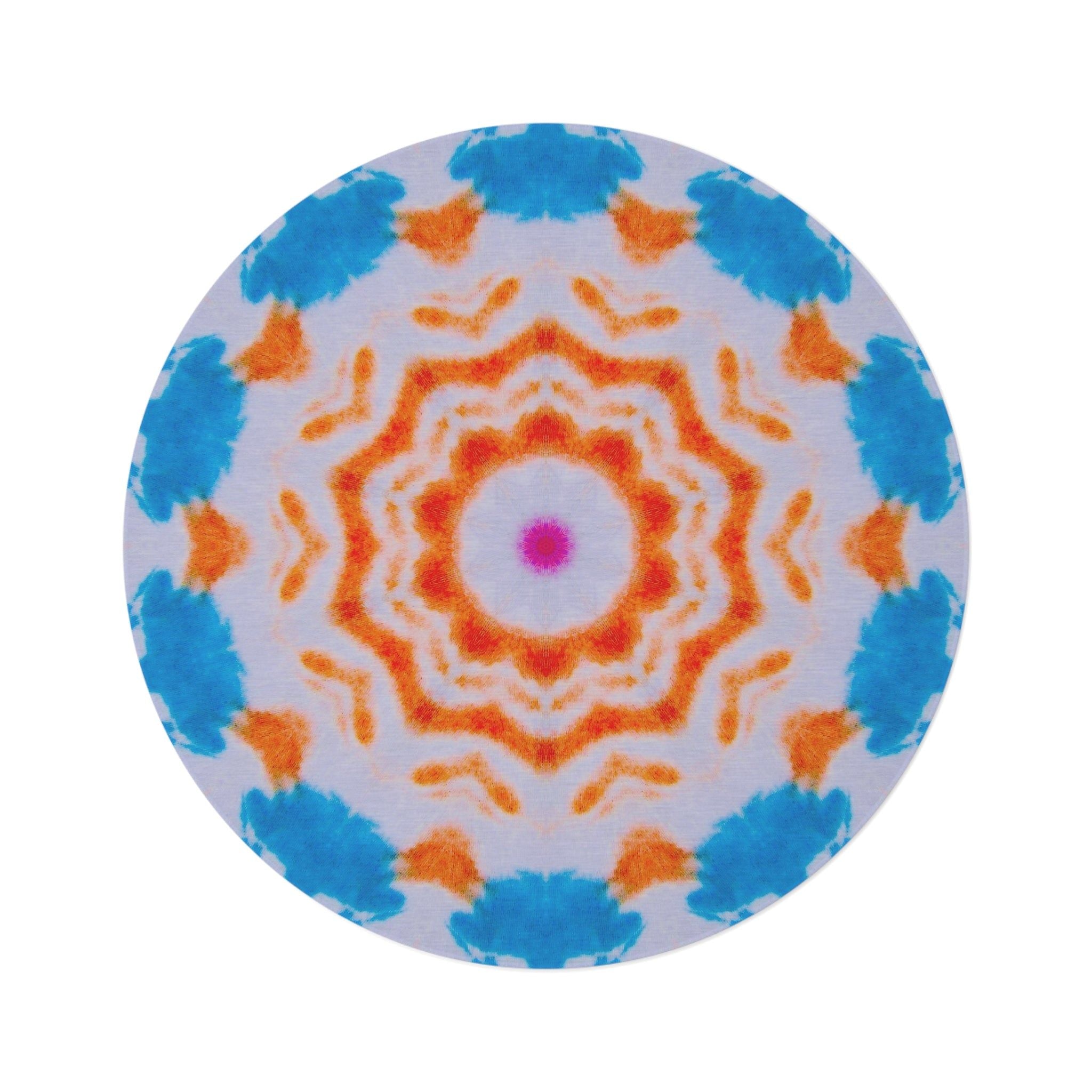 “CEILI” Cymatic Print Round Rug