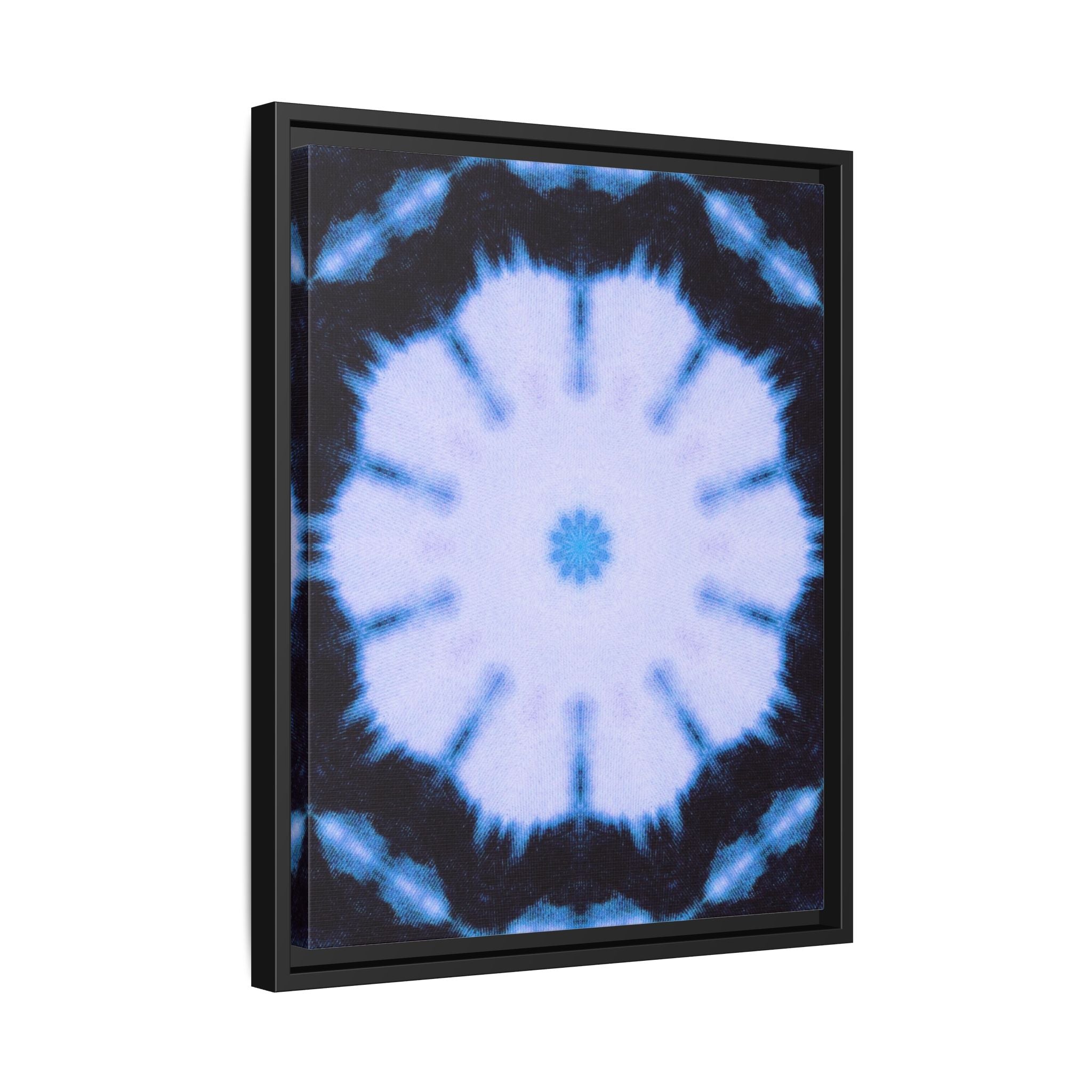 "SNWFLK" Cymatic Framed Matte Canvas