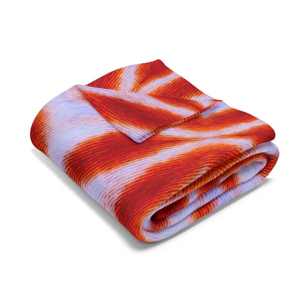 “SACRAL” Cymatic Arctic Fleece Blanket