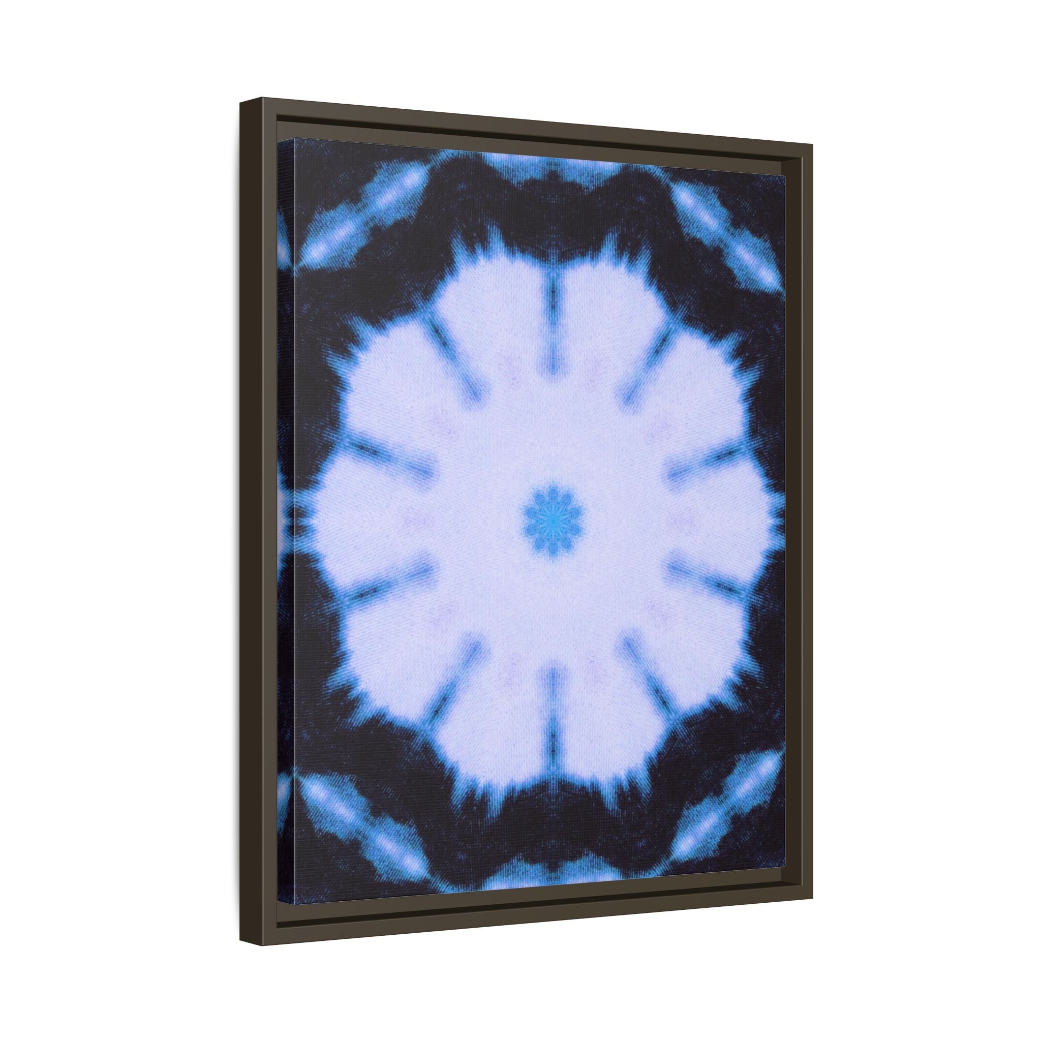 "SNWFLK" Cymatic Framed Matte Canvas